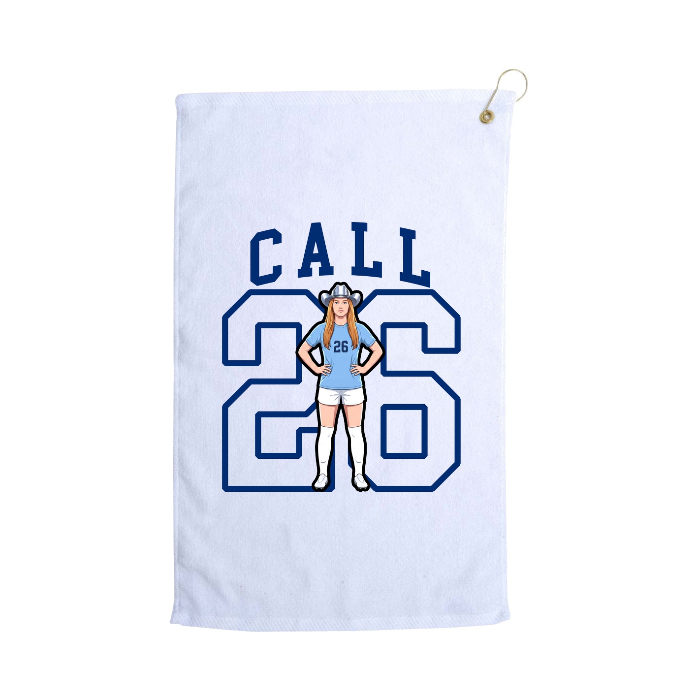 Golf Towel — Shirsey in White