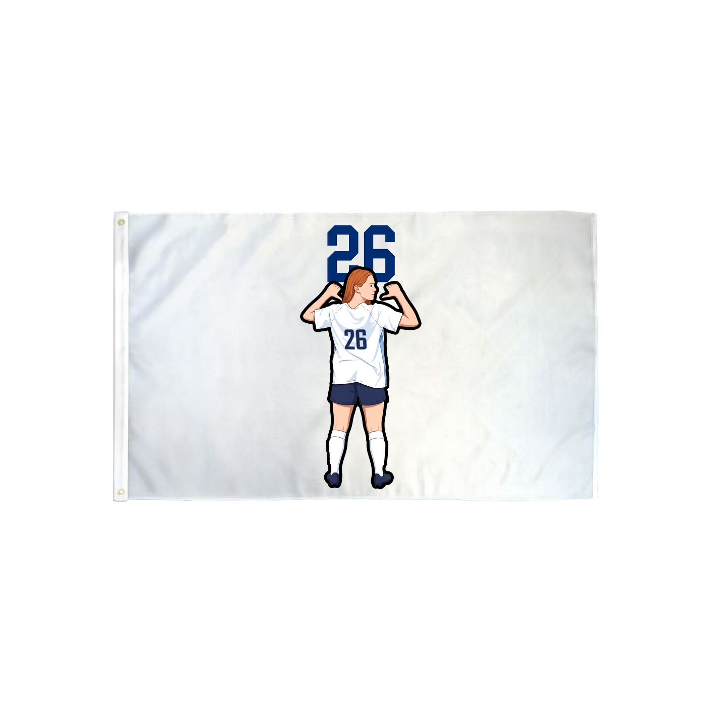 3x5 Flag — Number Top in Classic