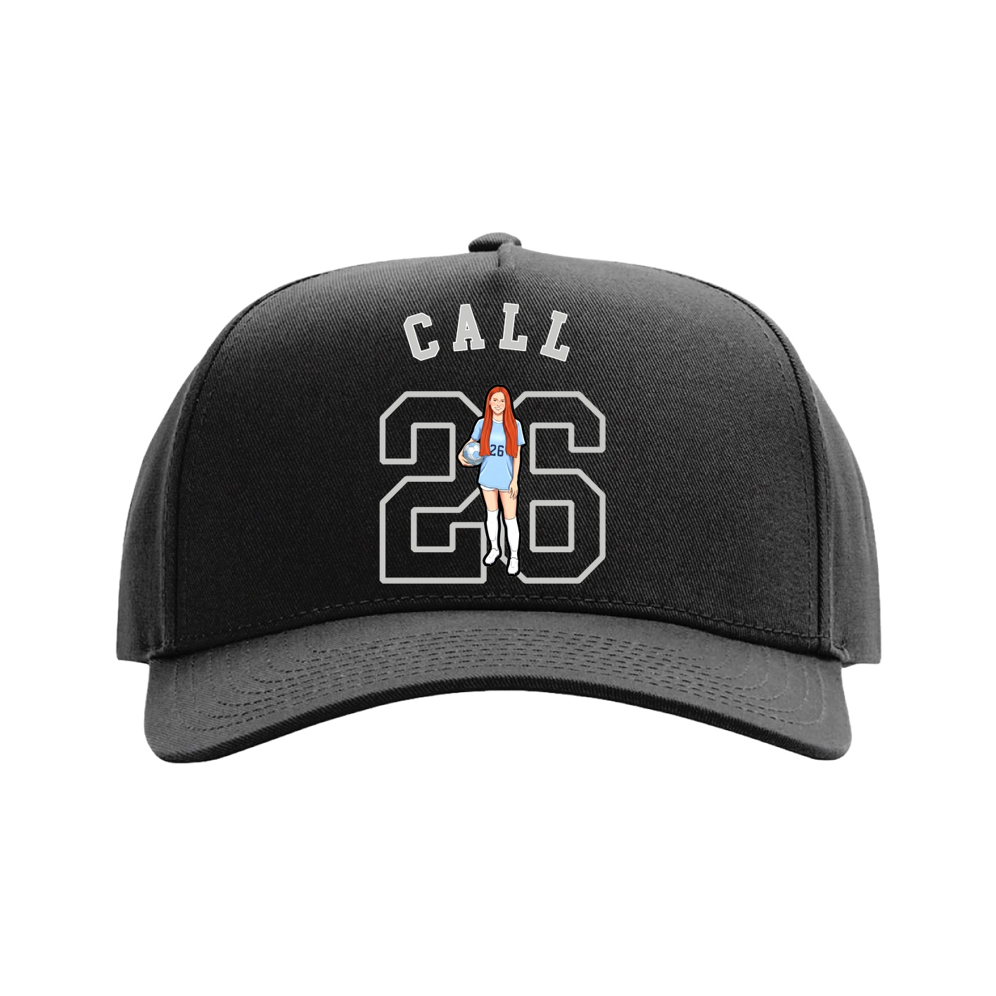 Full Fabric Five-Panel Champ Cap