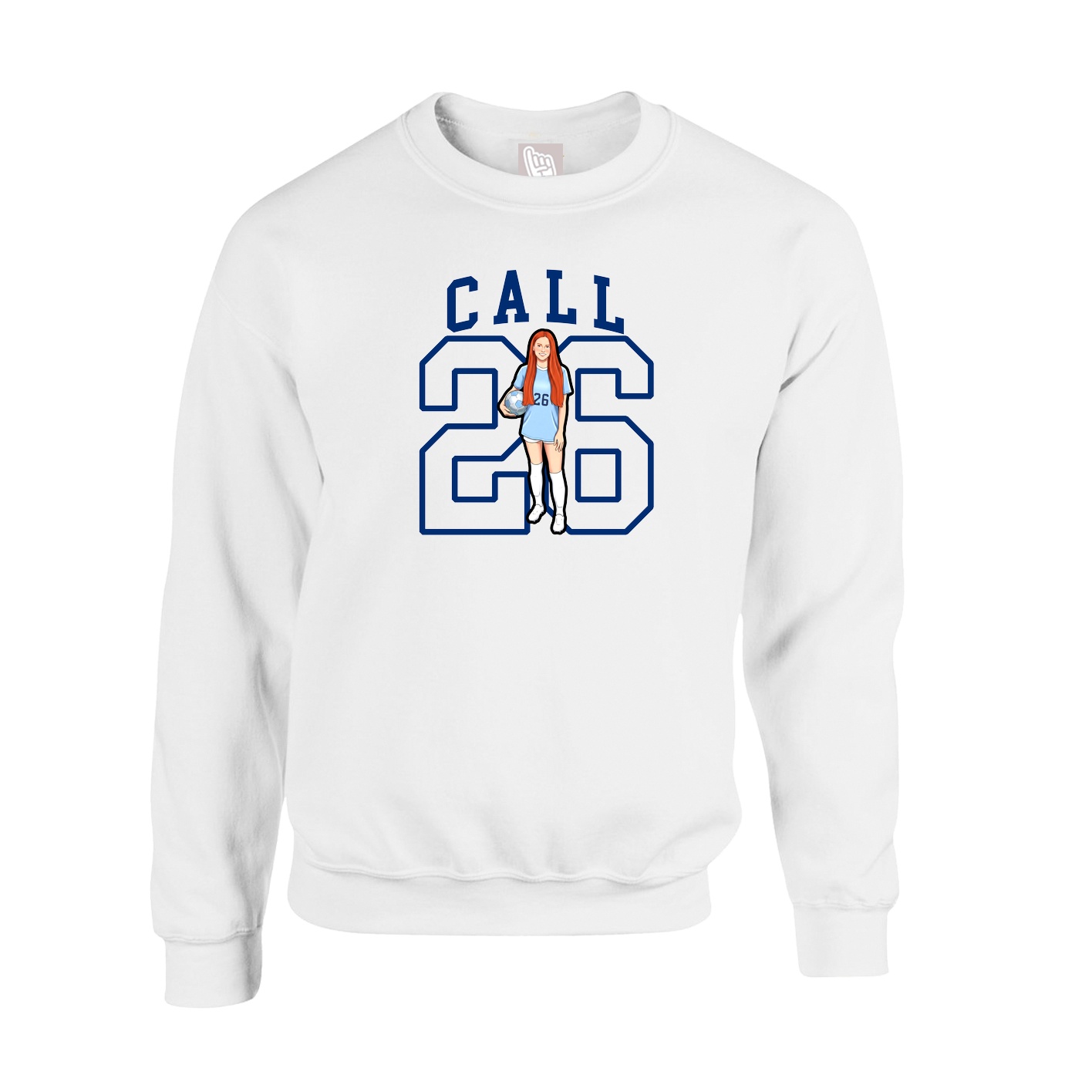 Fleece Crew — Shirsey in White