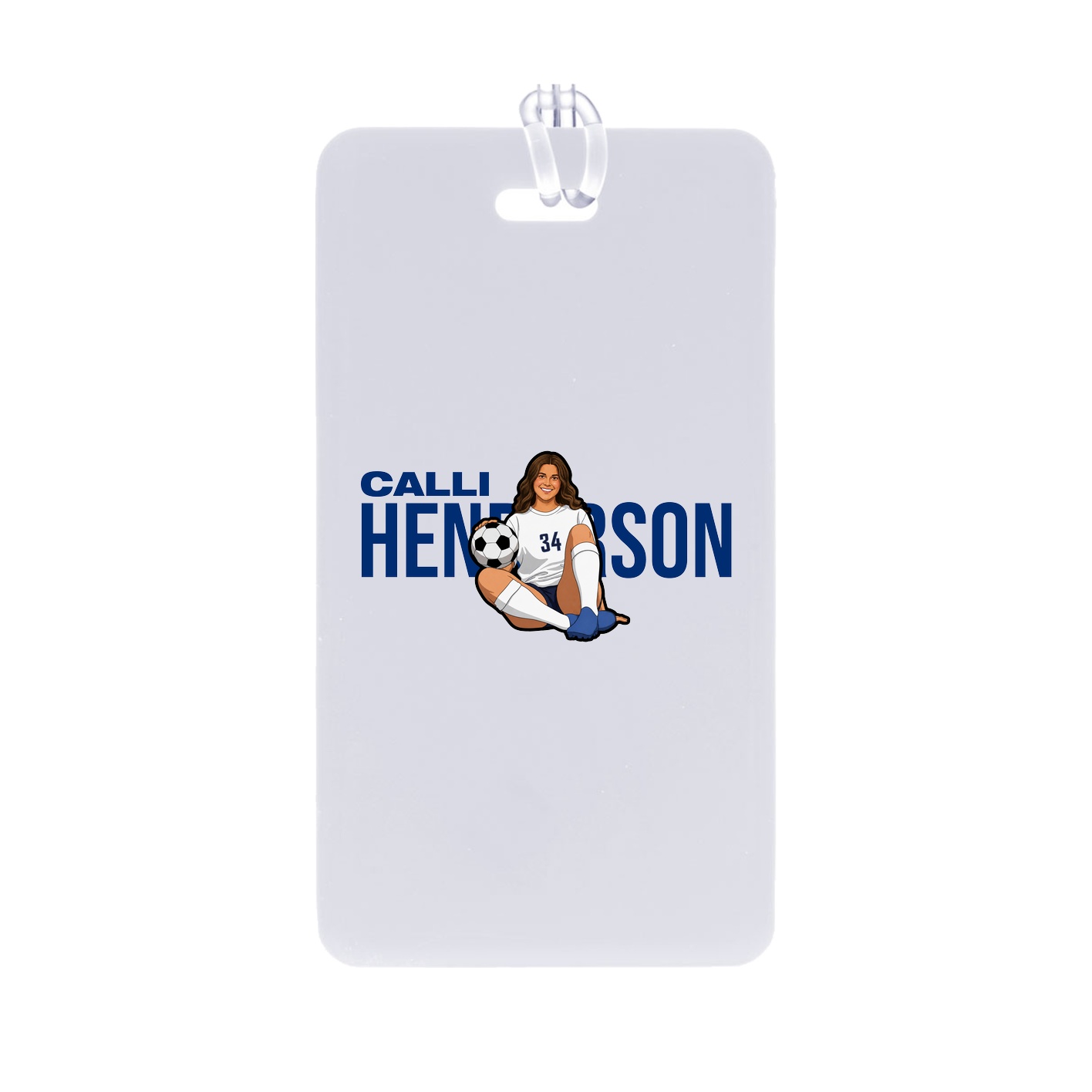Bag Tag — Player Name in Classic