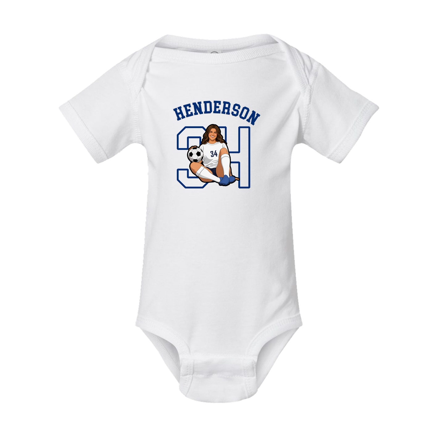 Baby Onesie — Shirsey Arch in White