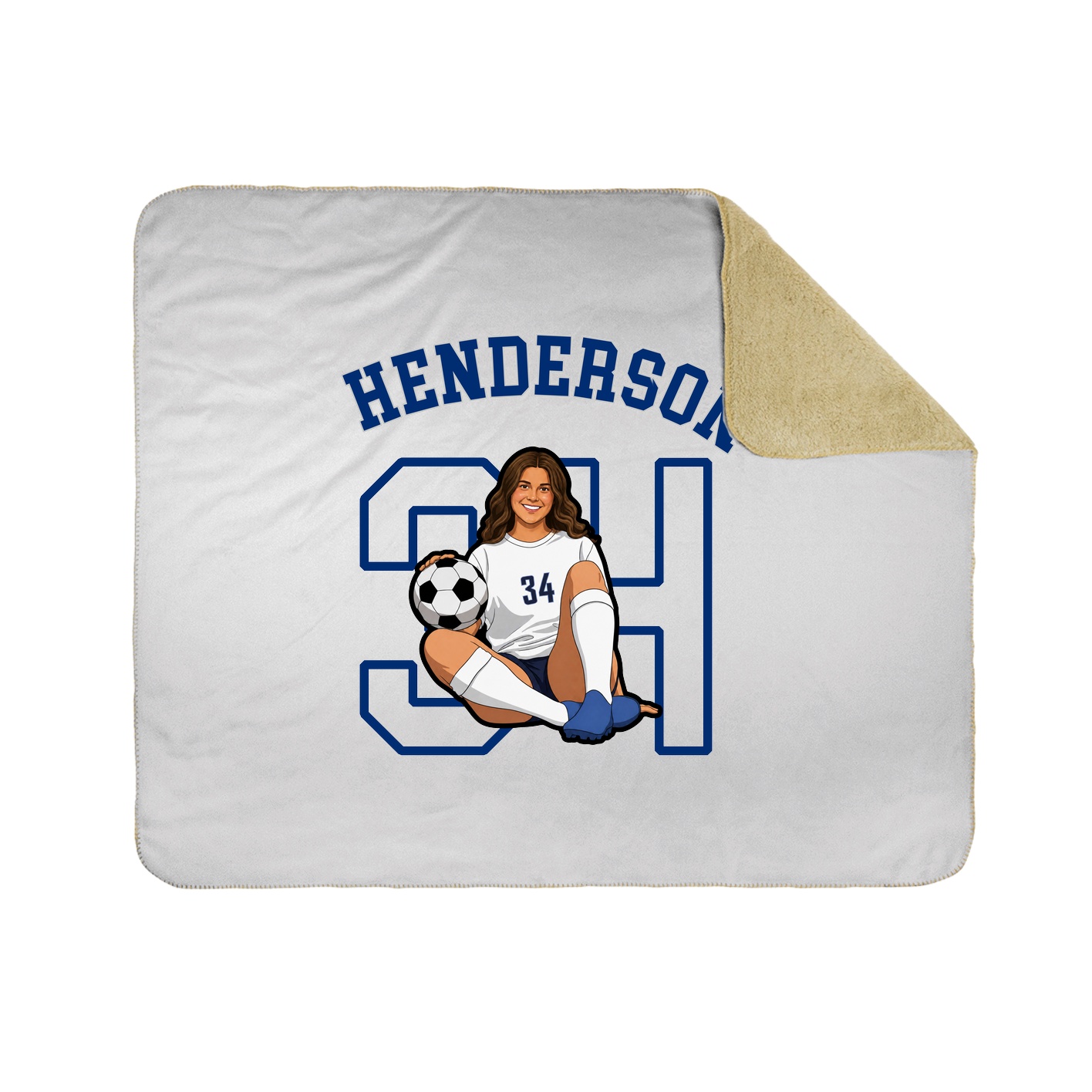 Throw Blanket — Shirsey Arch in White