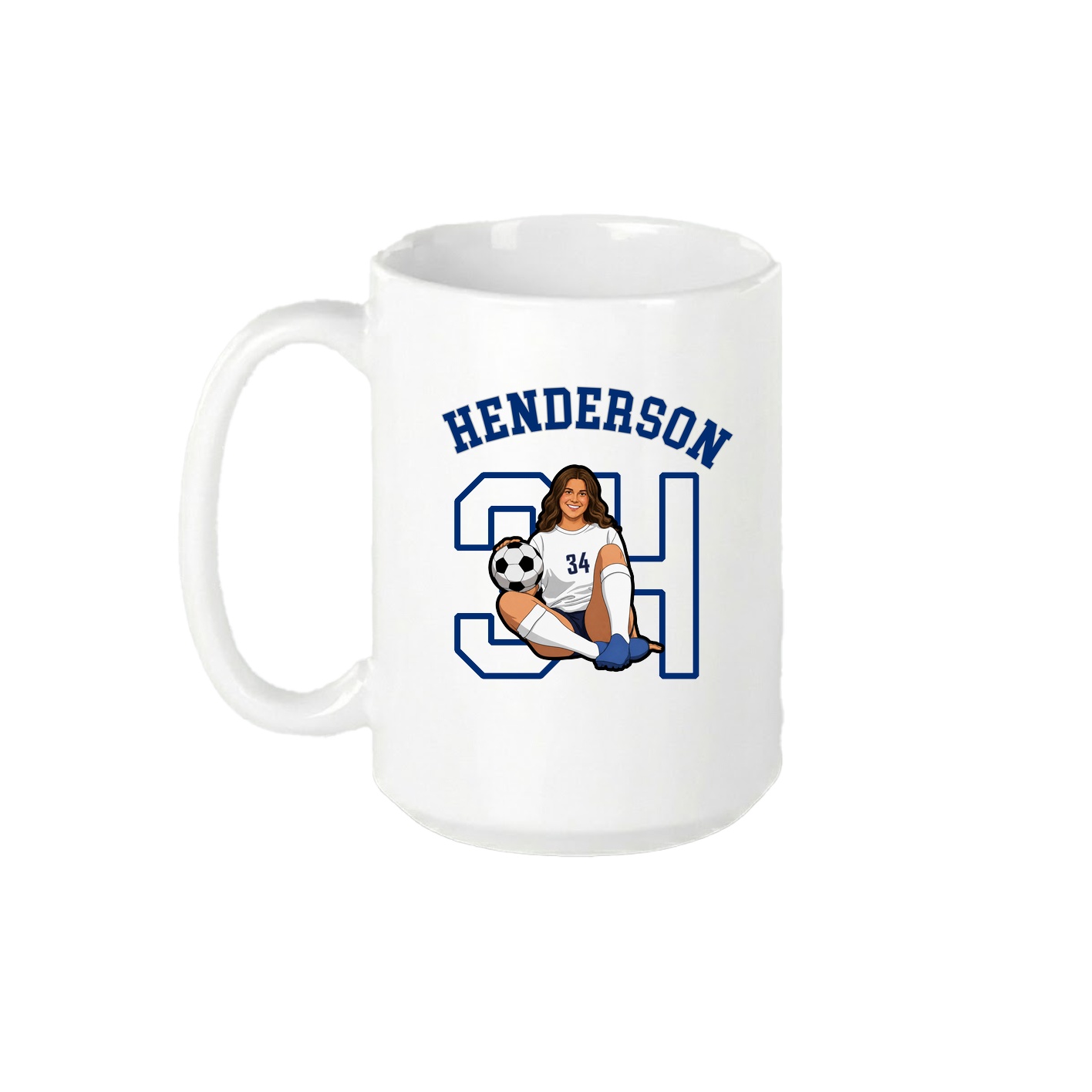 15oz Coffee Mug — Shirsey Arch in White