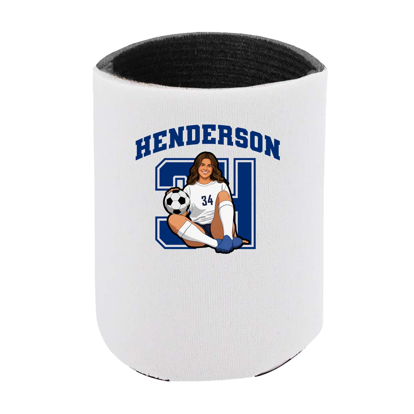 Can Holder — Number in White