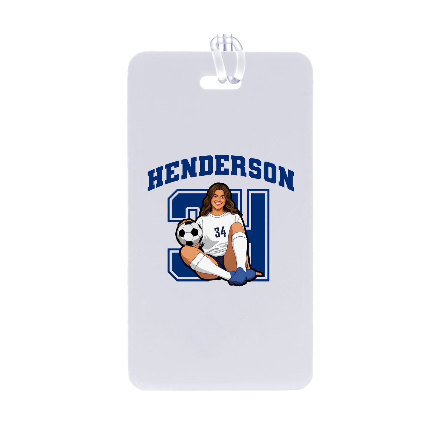 Bag Tag — Number in Classic