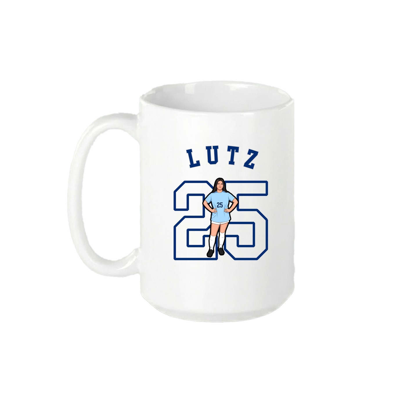 15oz Coffee Mug — Shirsey Arch in White