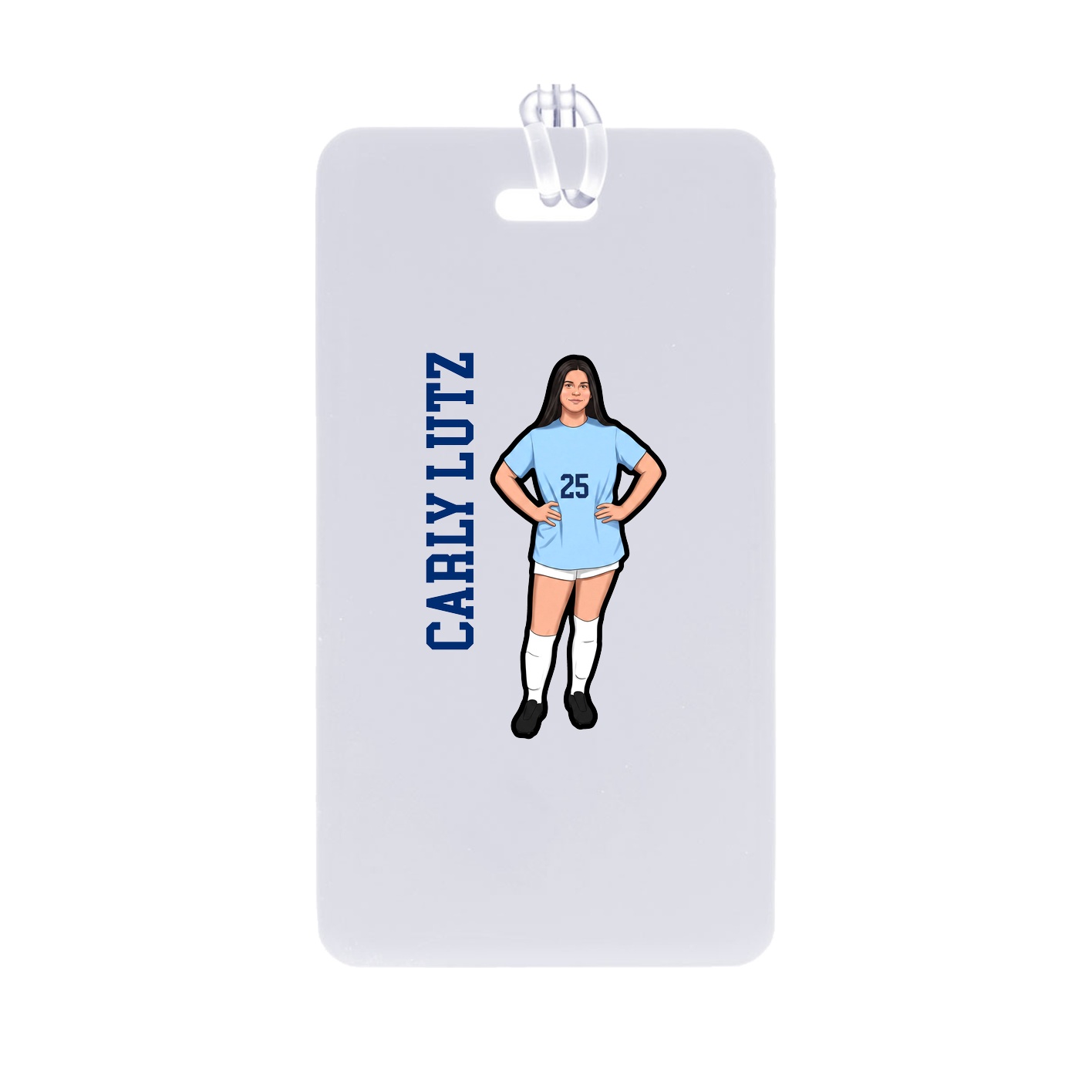 Bag Tag — Name Vertical in Classic