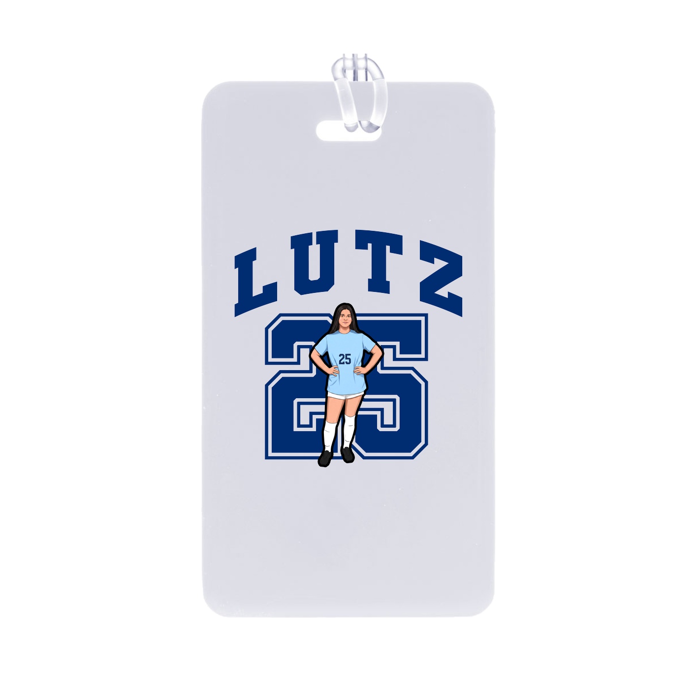 Bag Tag — Number in Classic