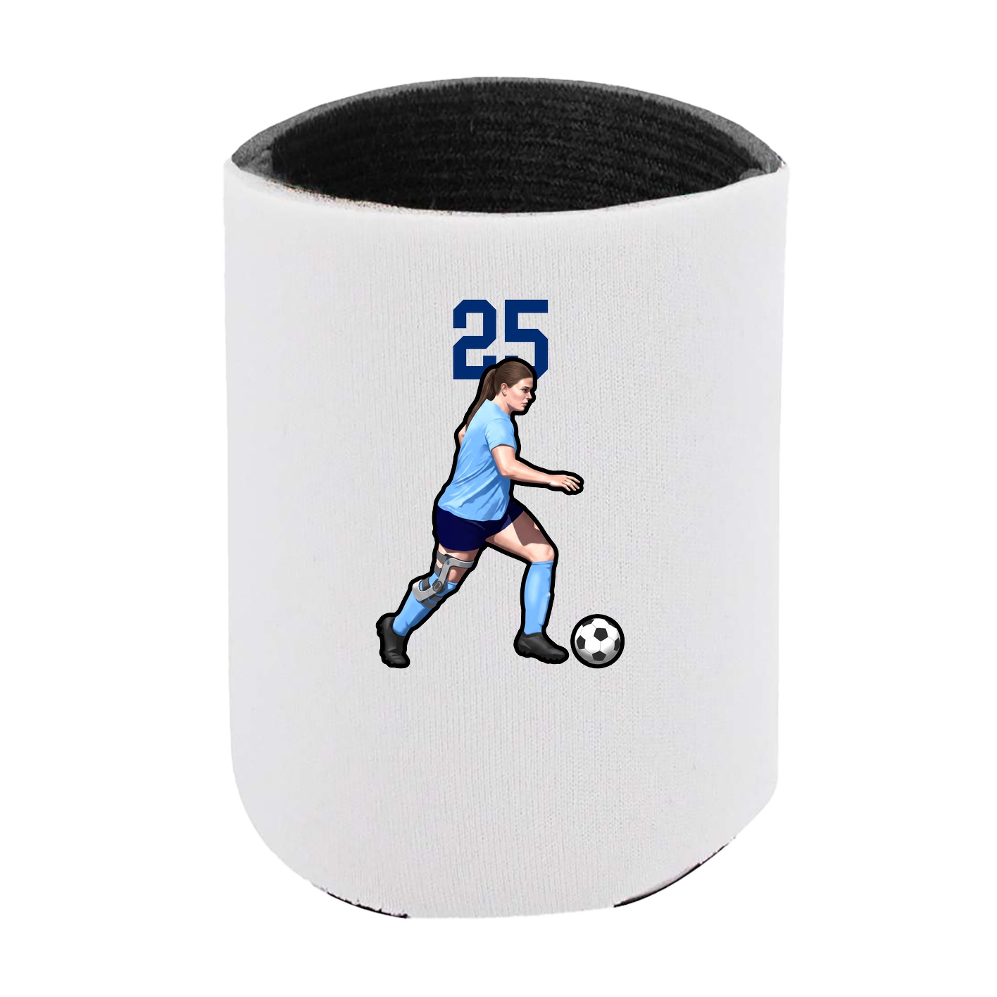 Can Holder — Number Top in White