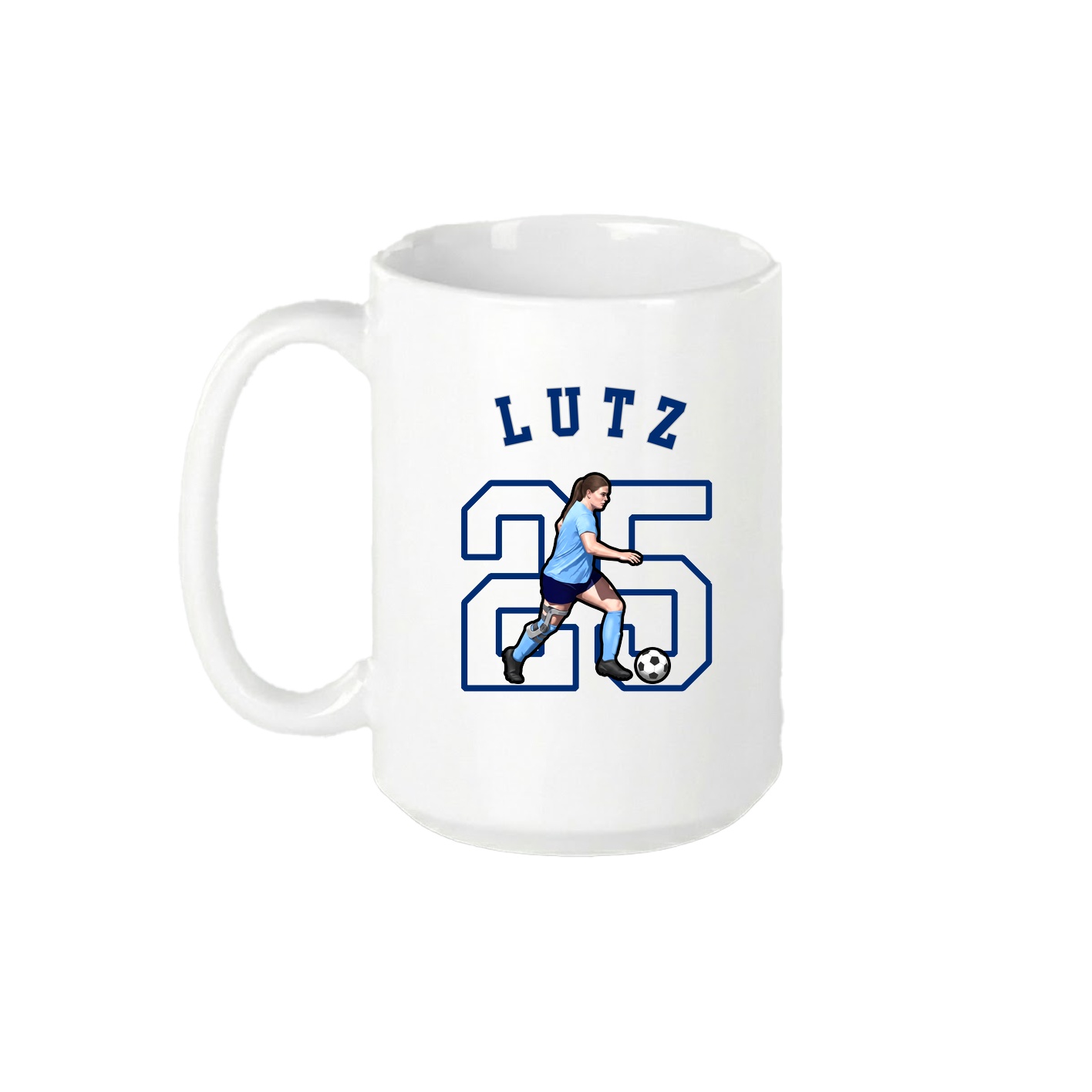 15oz Coffee Mug — Shirsey Arch in White