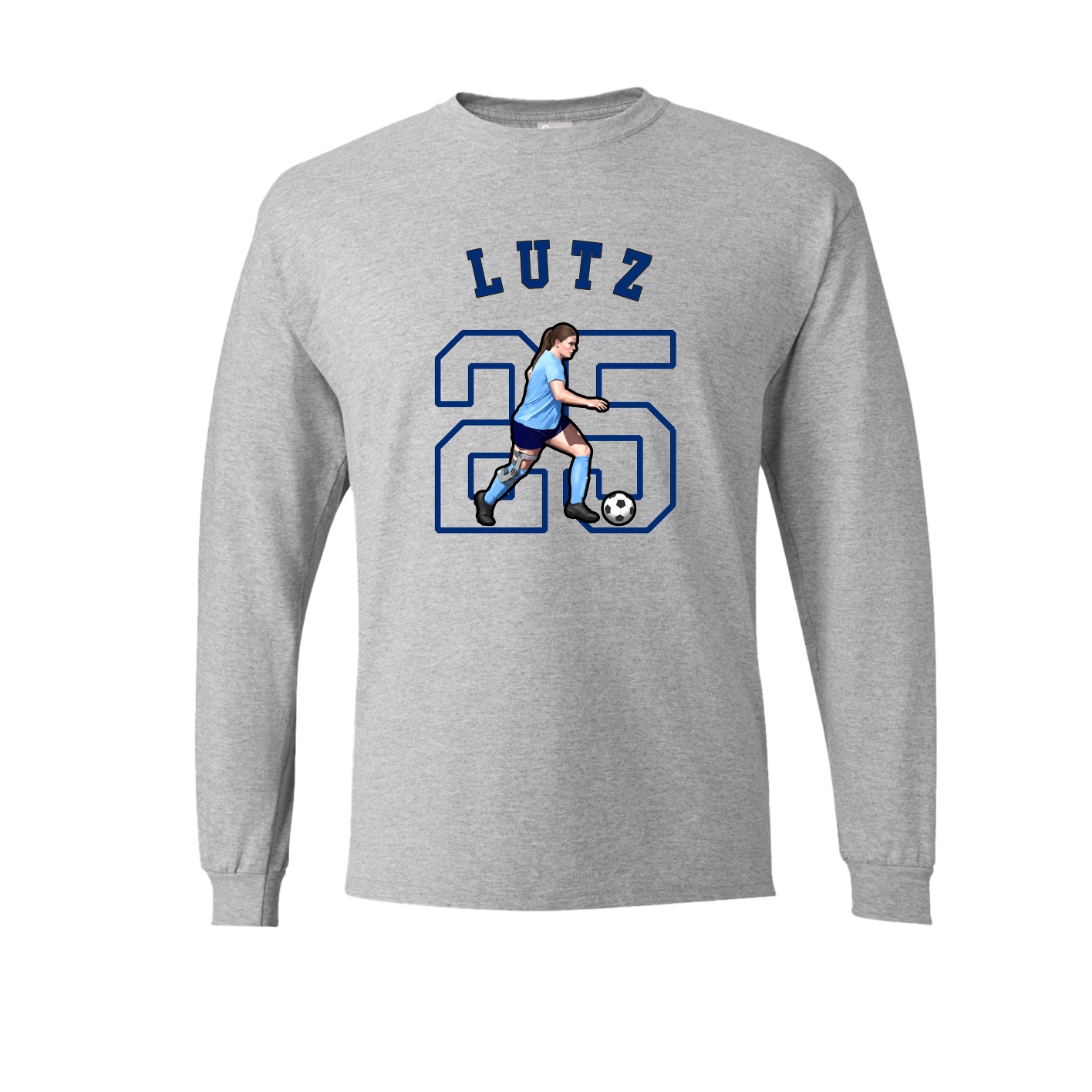 Long Sleeve Tee — Shirsey Arch in Grey