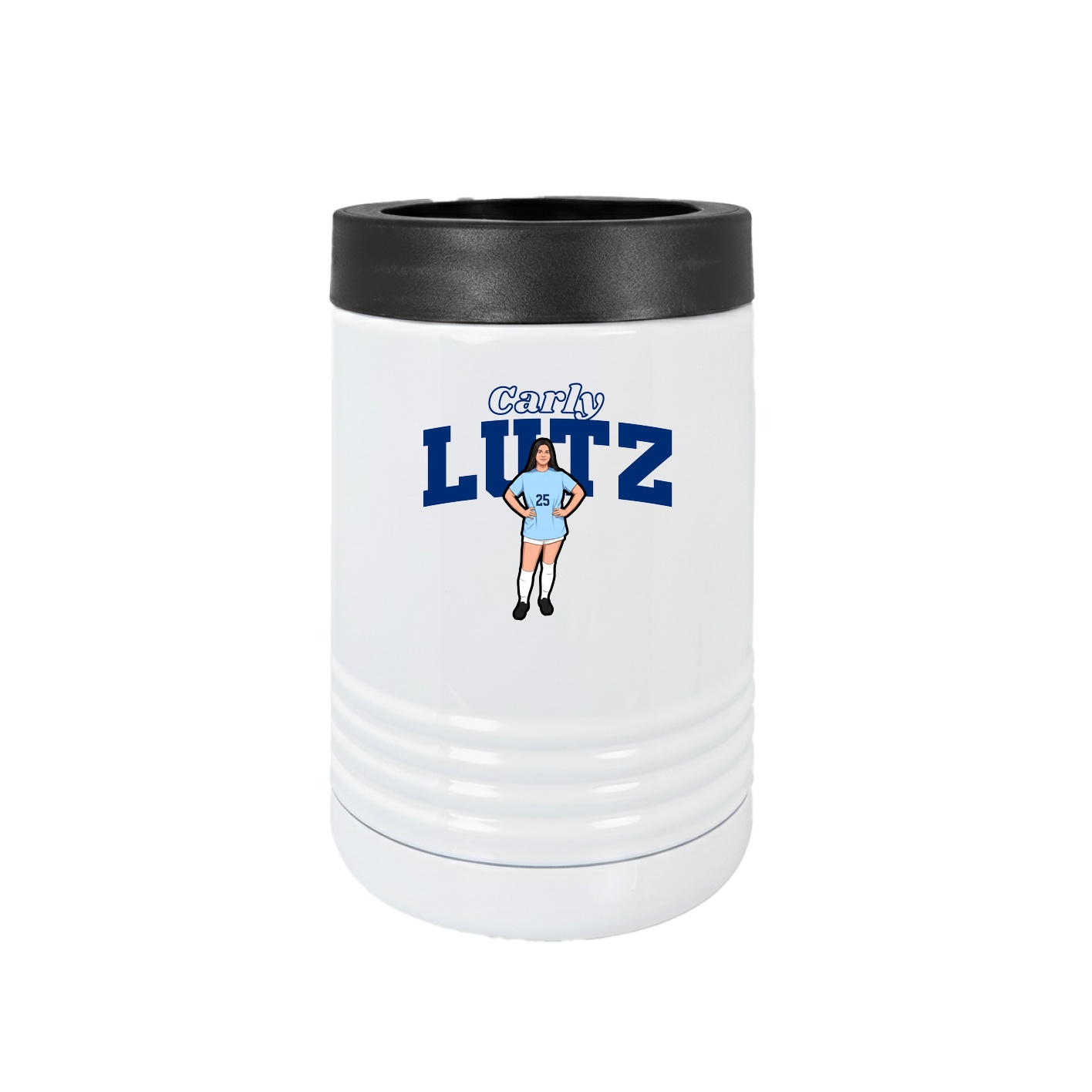 Beverage Holder — Name Arch in White