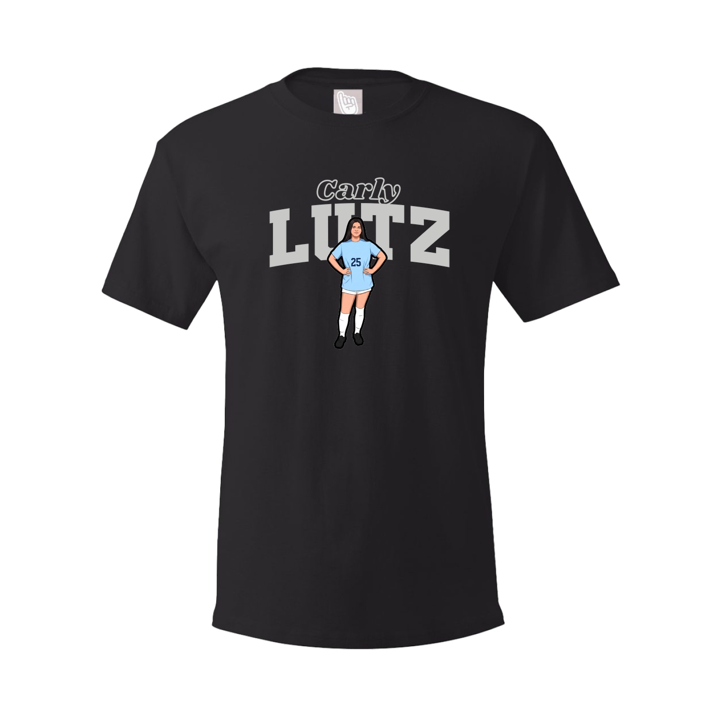 Youth Tee — Name Arch in Black