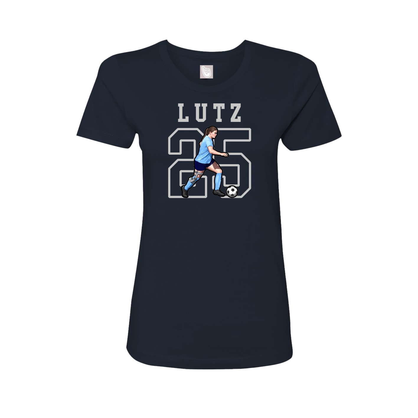 Fitted Women's Tee — Shirsey in Navy