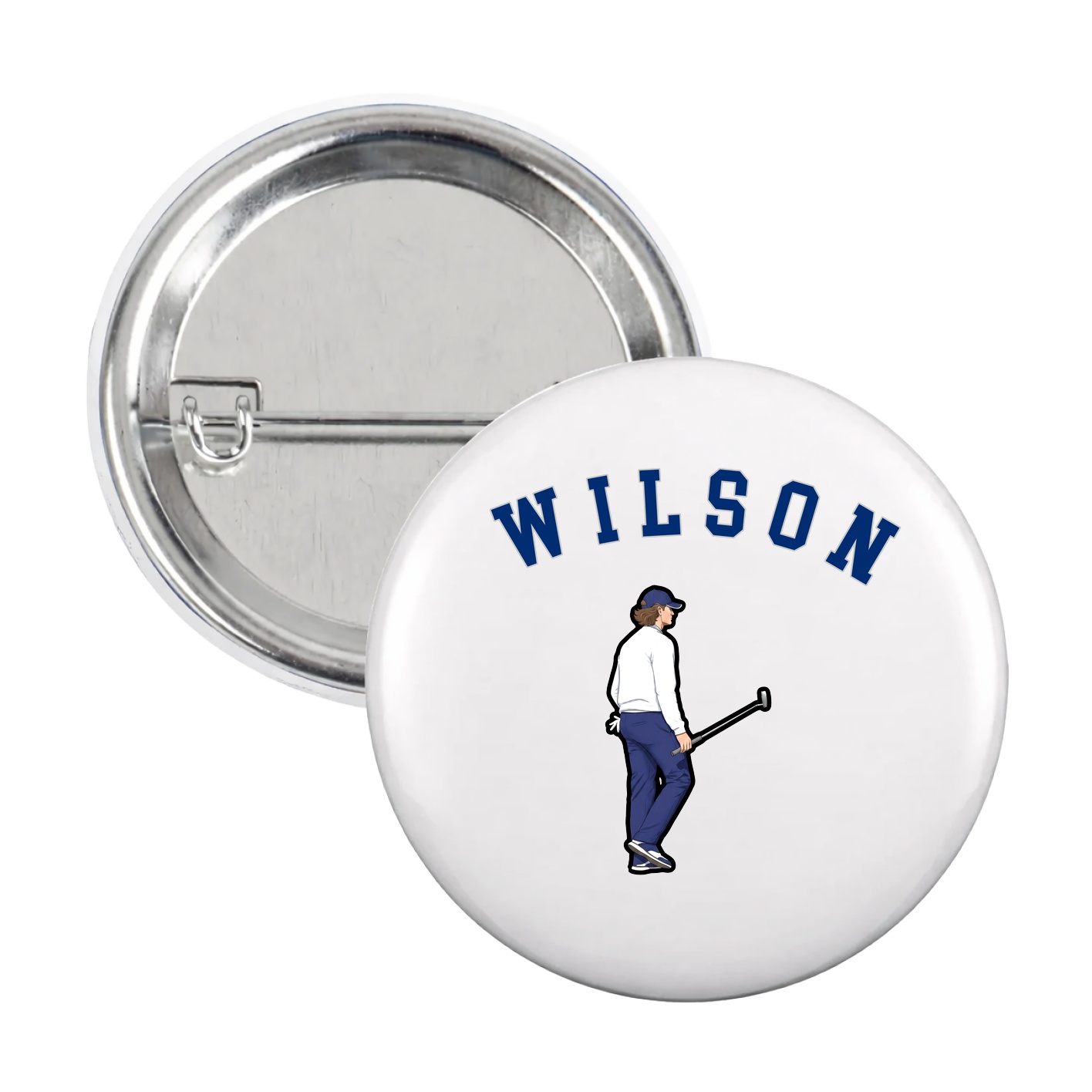 Game Day Button — Shirsey Arch in White