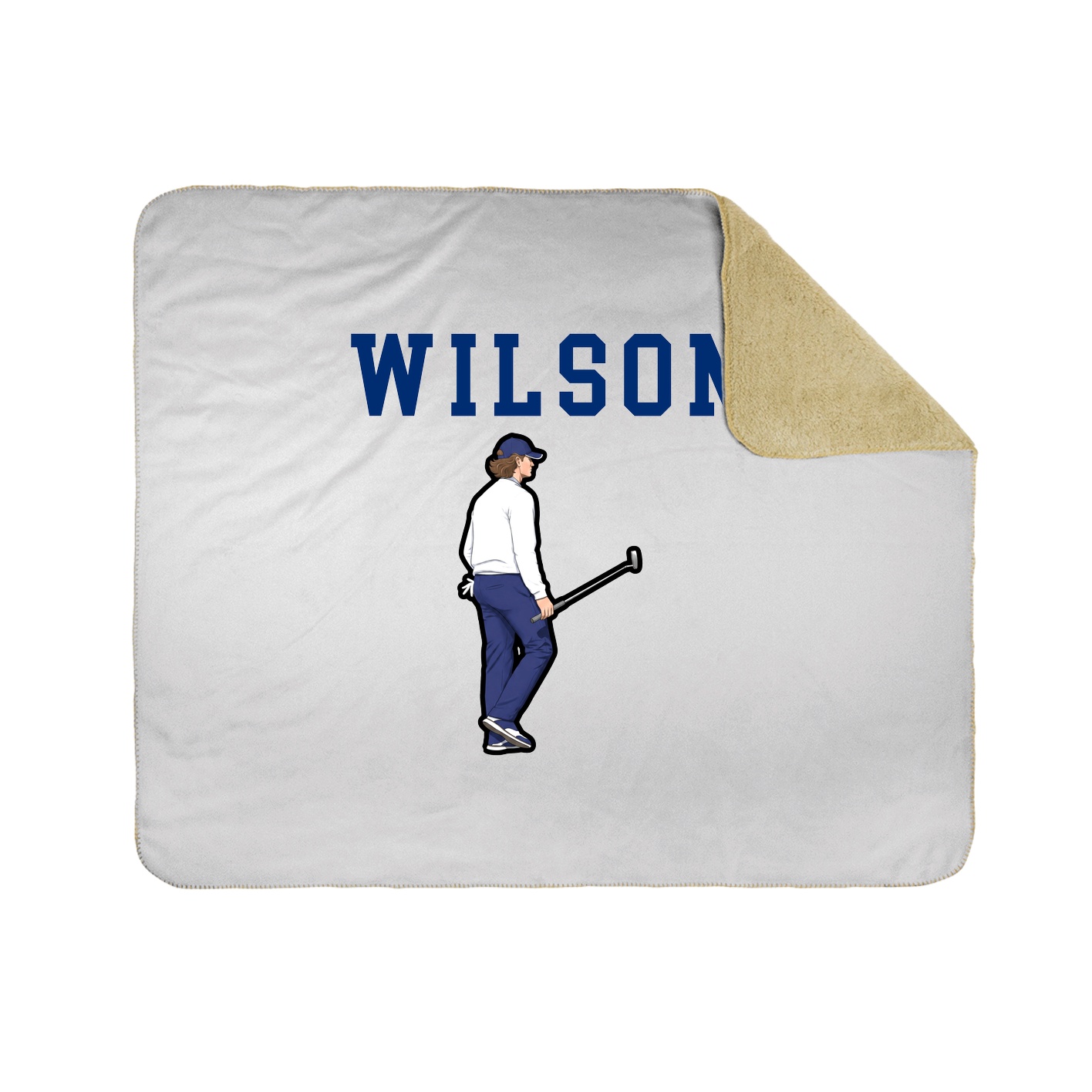 Throw Blanket — Shirsey in White