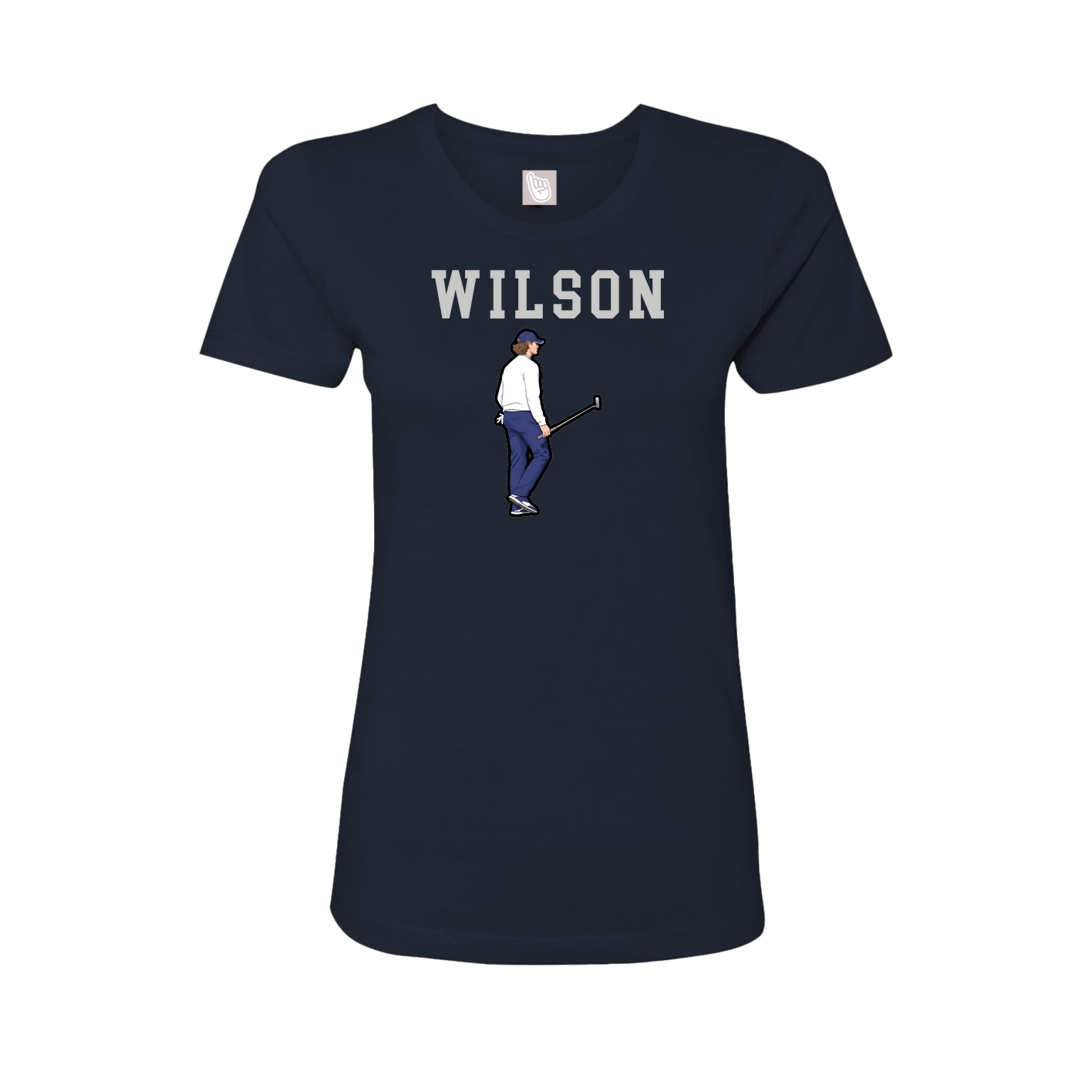 Fitted Women's Tee — Shirsey in Navy