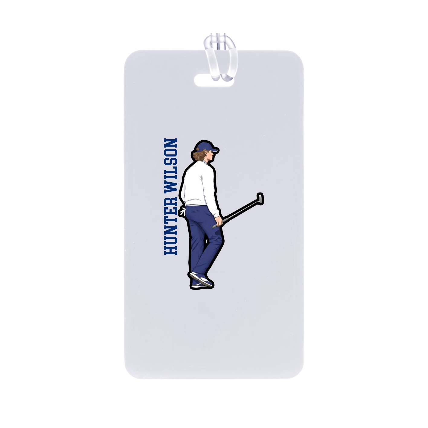 Bag Tag — Name Vertical in Classic