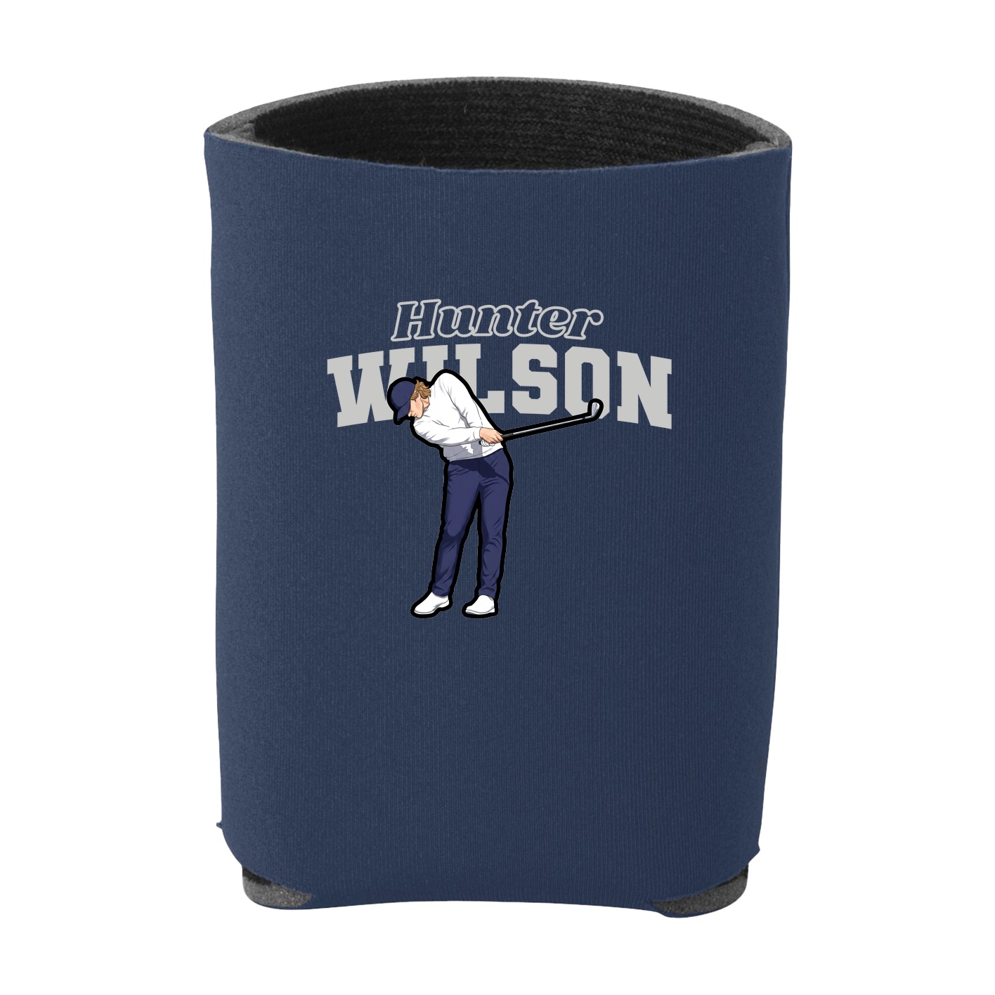Can Holder — Name Arch in Navy