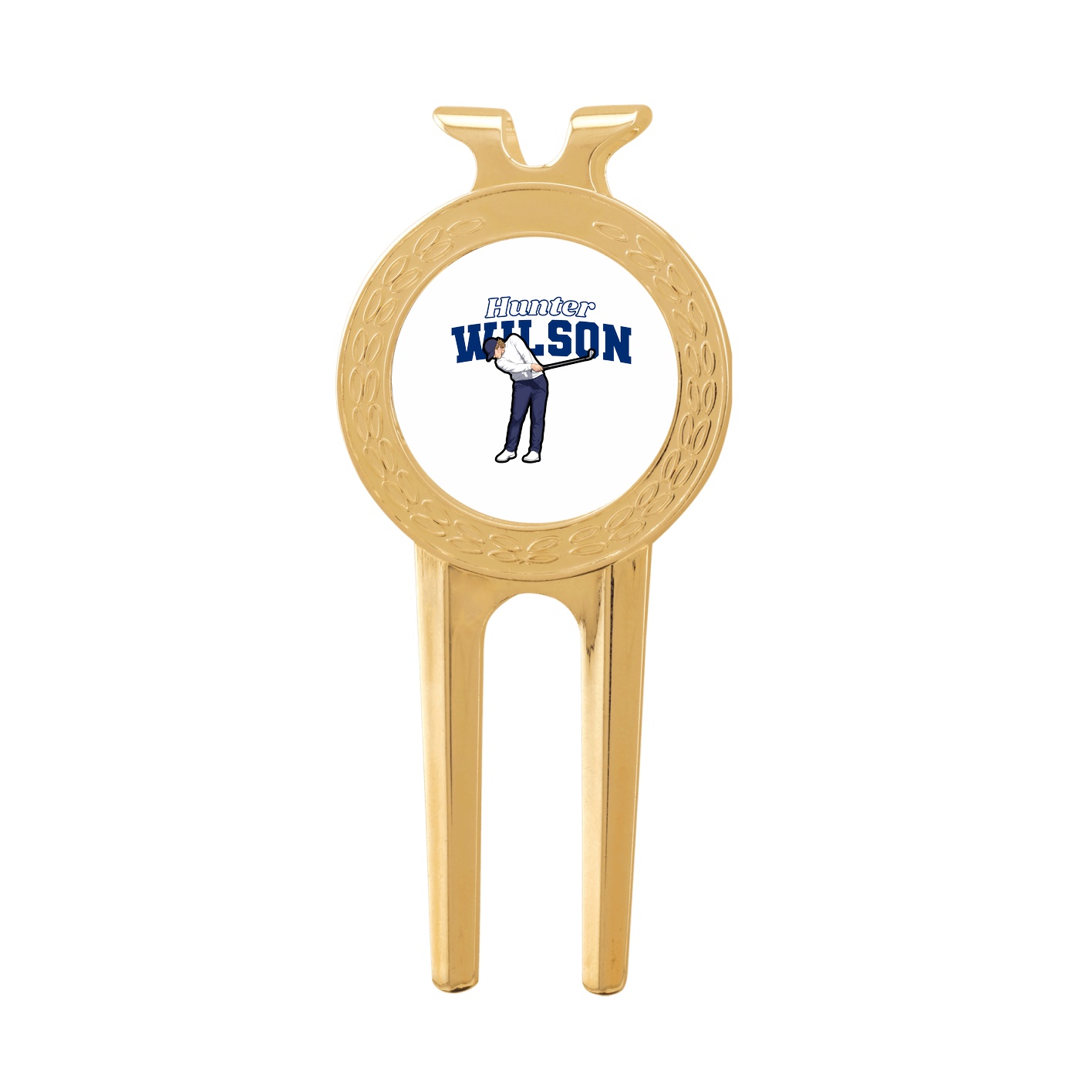 Divot Tool with Ball Marker — Name Arch in Classic