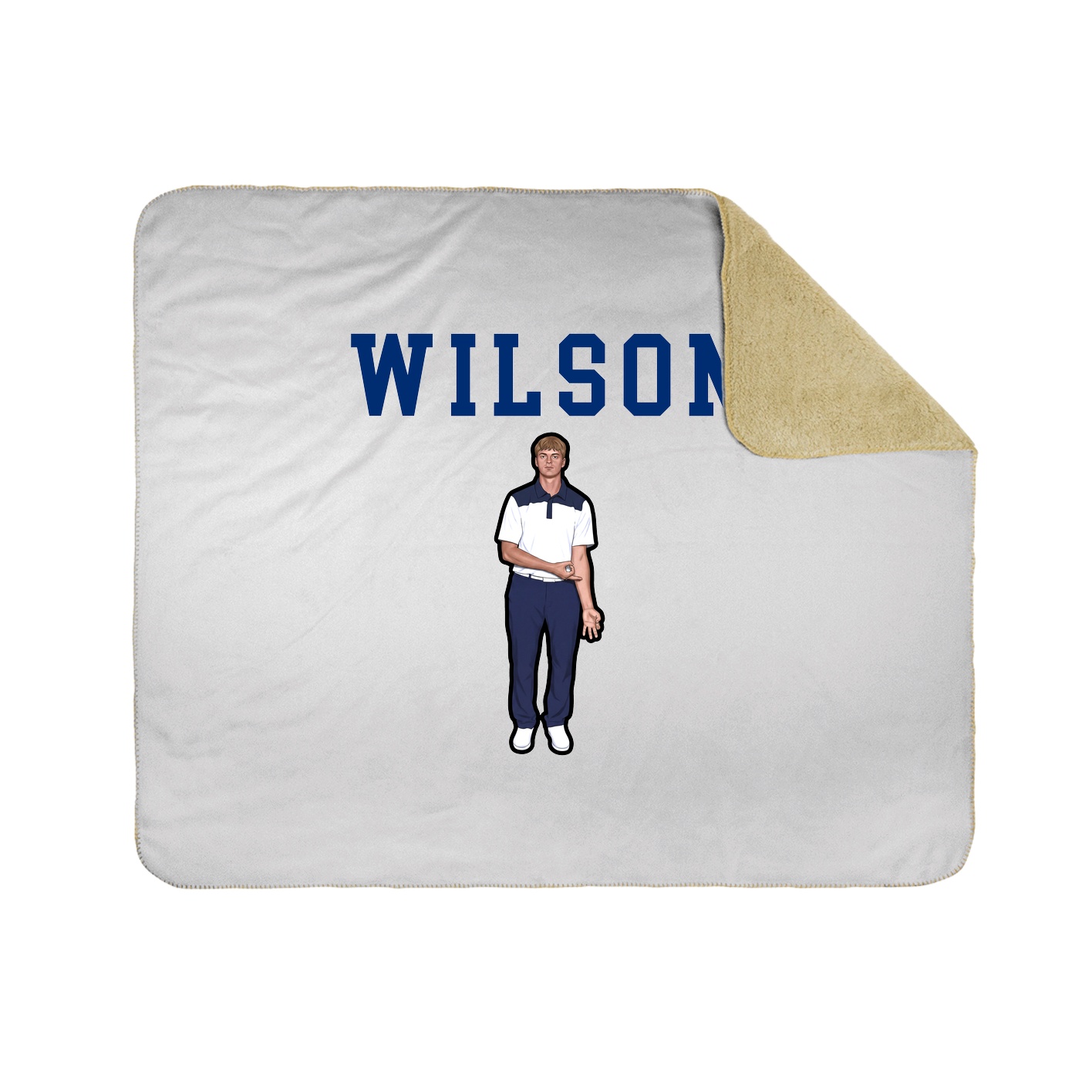 Throw Blanket — Shirsey in White