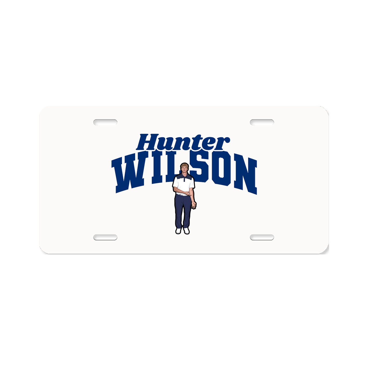 License Plate — Signature Arch in Classic