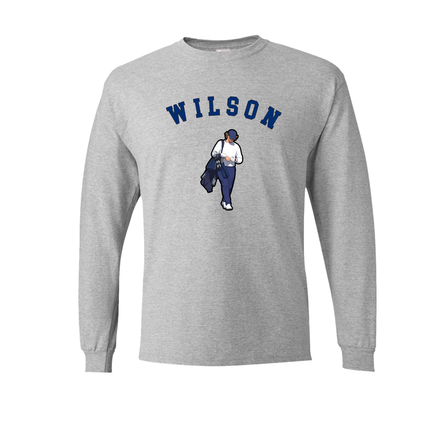 Long Sleeve Tee — Shirsey Arch in Grey