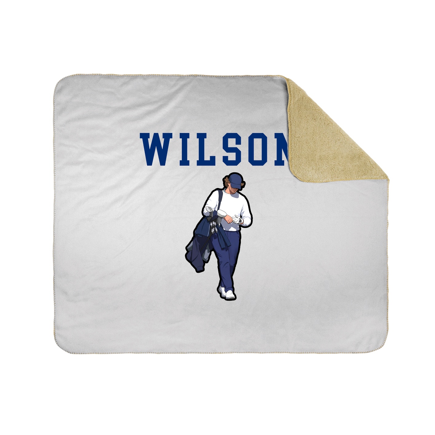 Throw Blanket — Shirsey in White