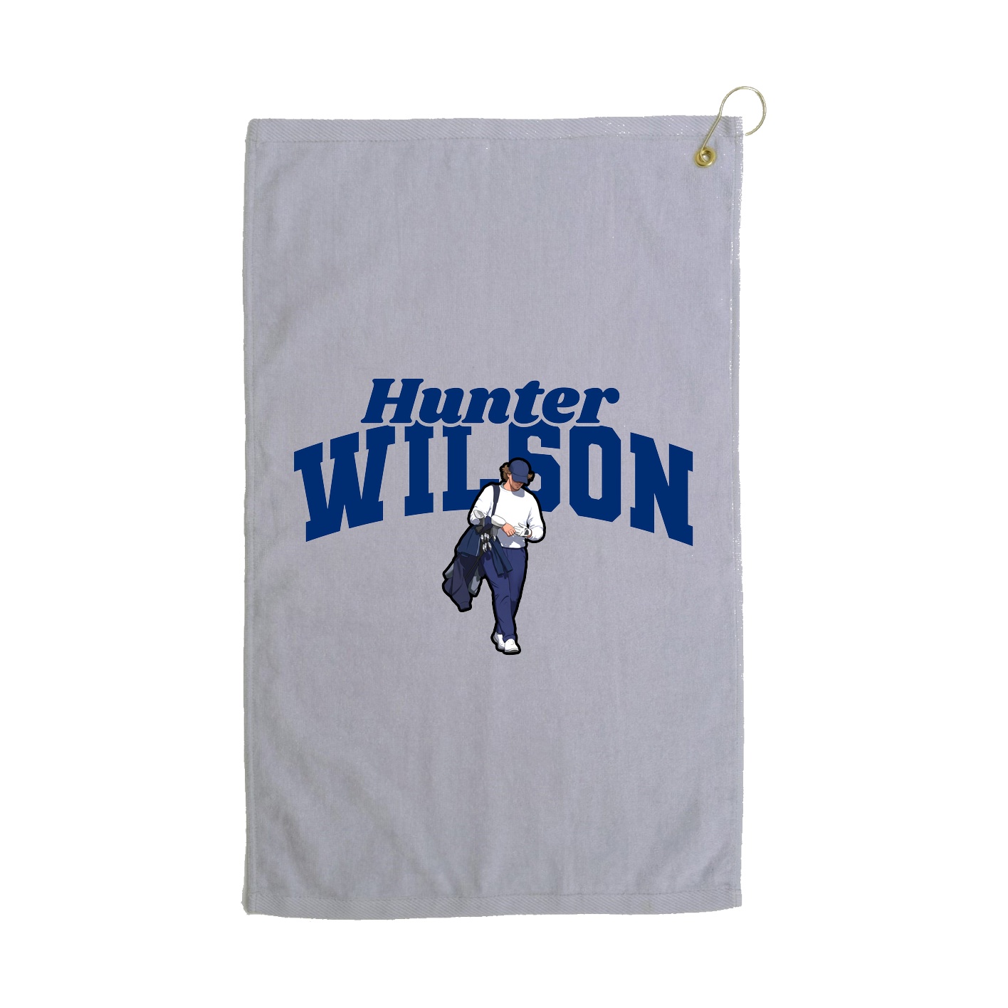 Golf Towel — Signature Arch in Grey