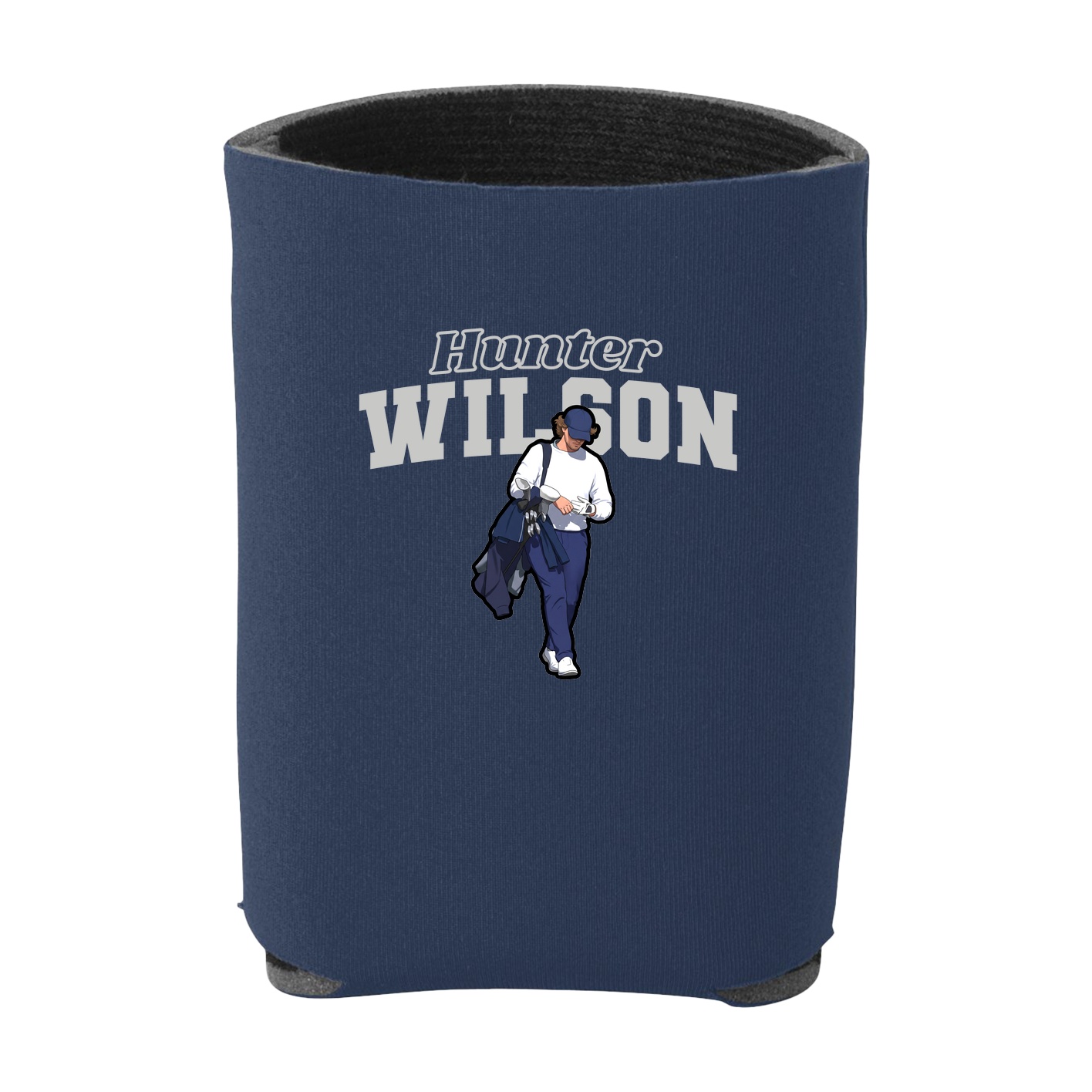 Can Holder — Name Arch in Navy