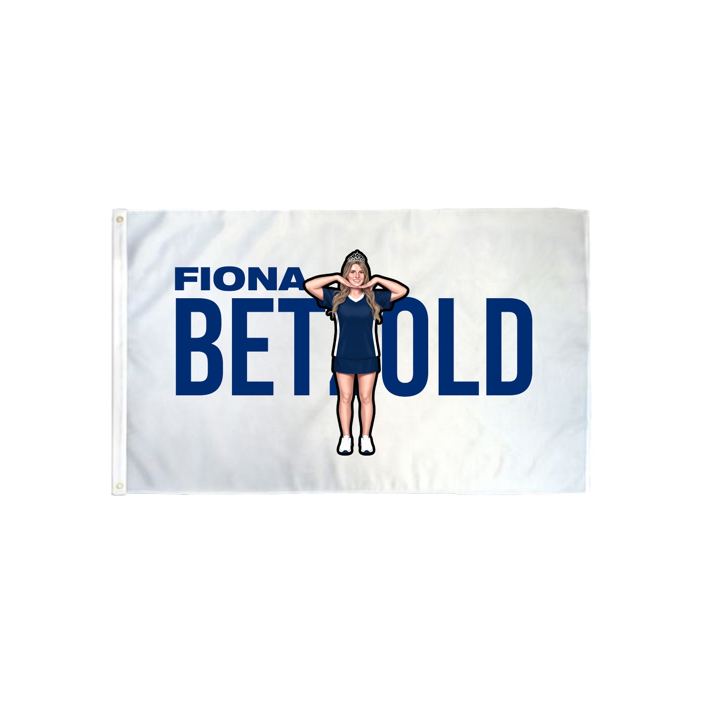 3x5 Flag — Player Name in Classic