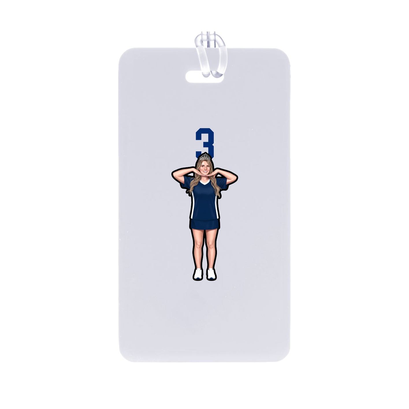 Bag Tag — Number Top in Classic