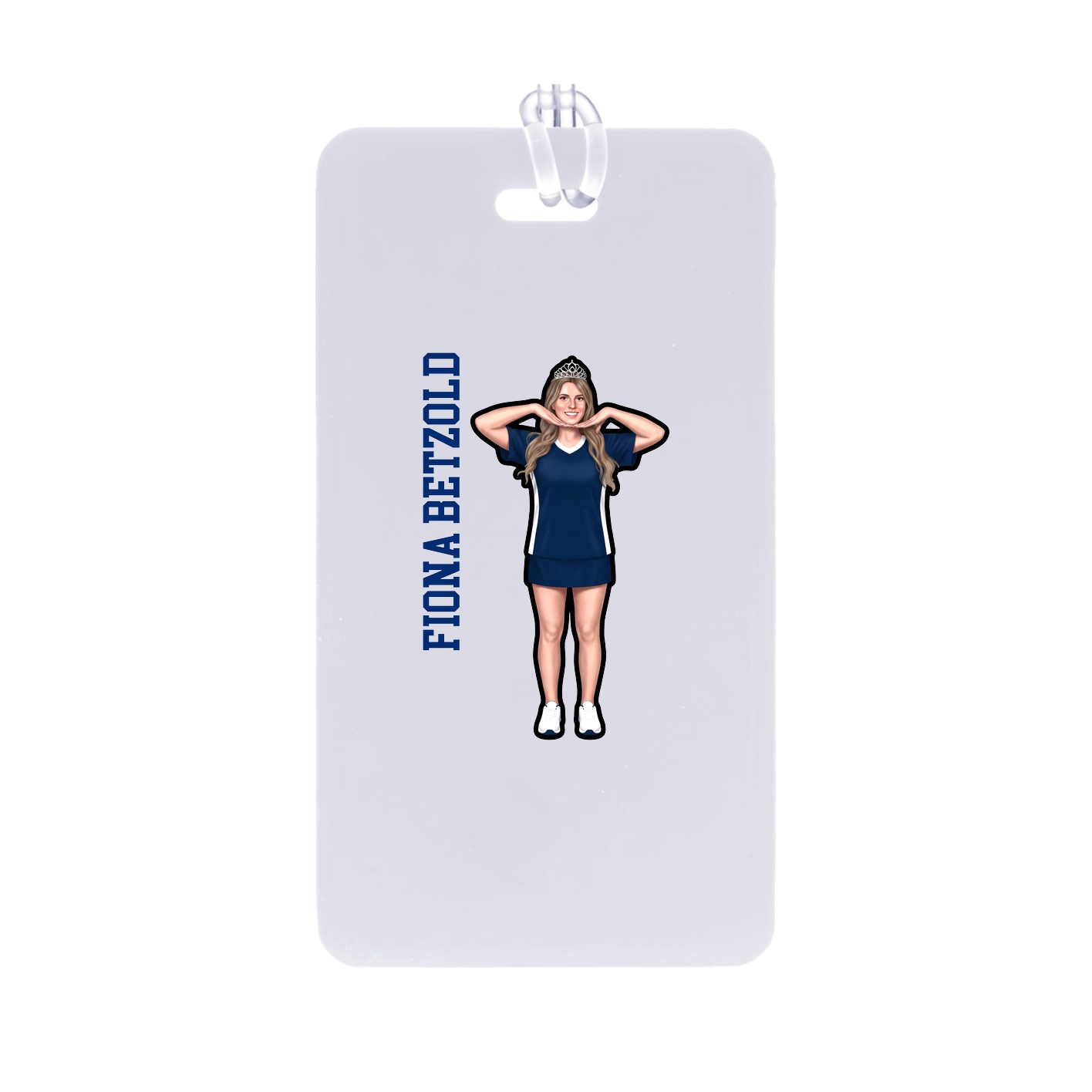 Bag Tag — Name Vertical in Classic