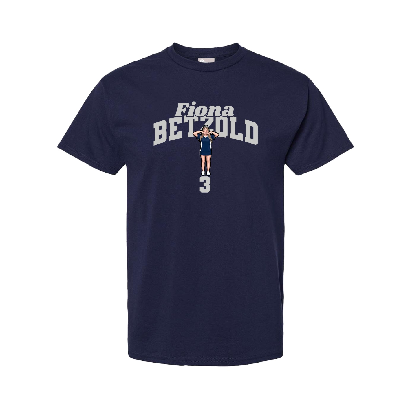 Youth Tee — Signature Arch in Navy