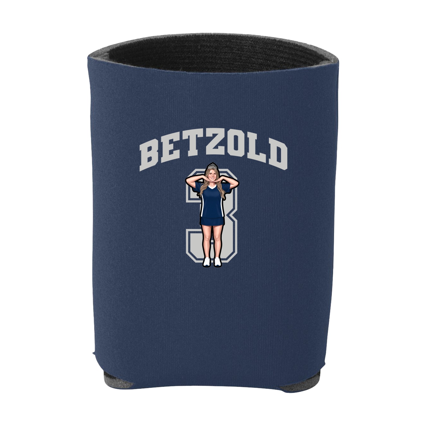 Can Holder — Number in Navy