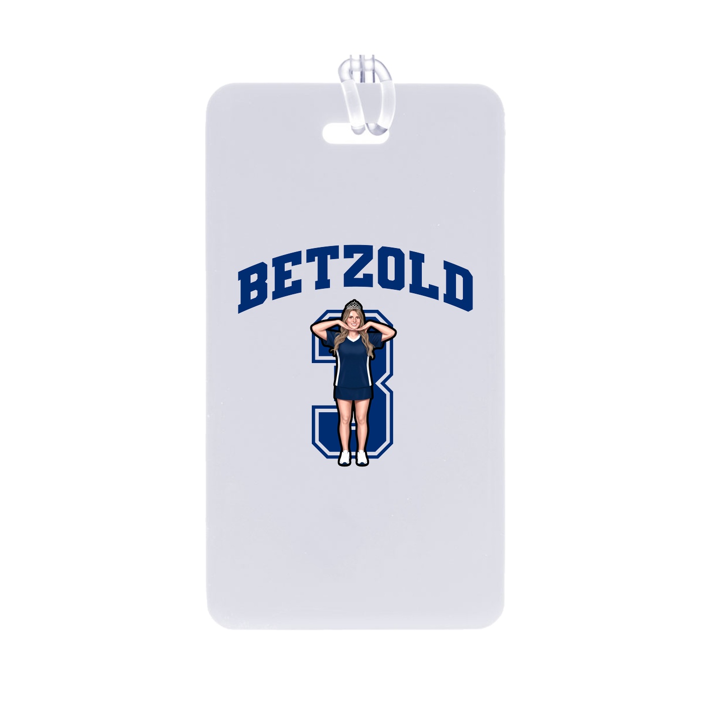 Bag Tag — Number in Classic