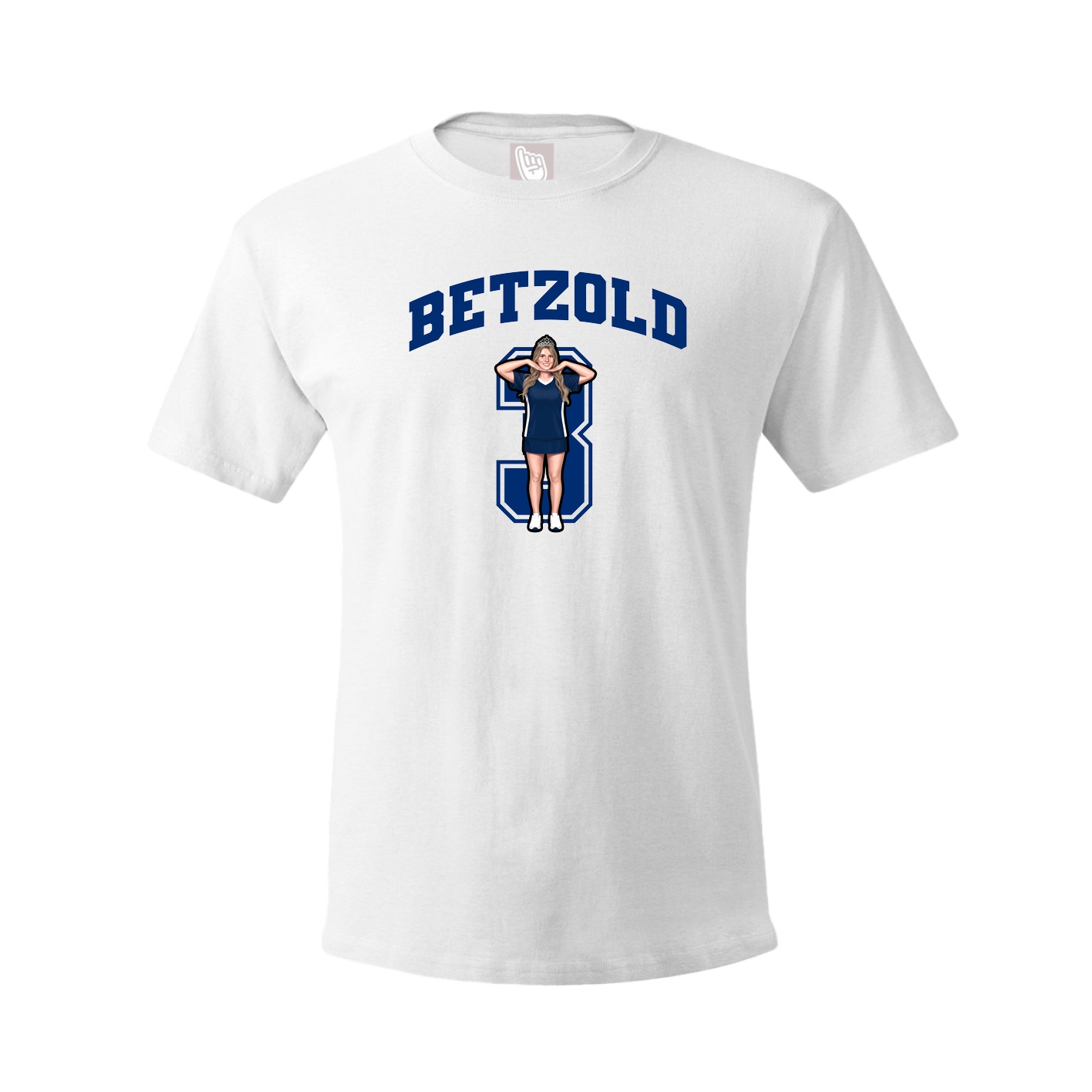 Tee — Number in White