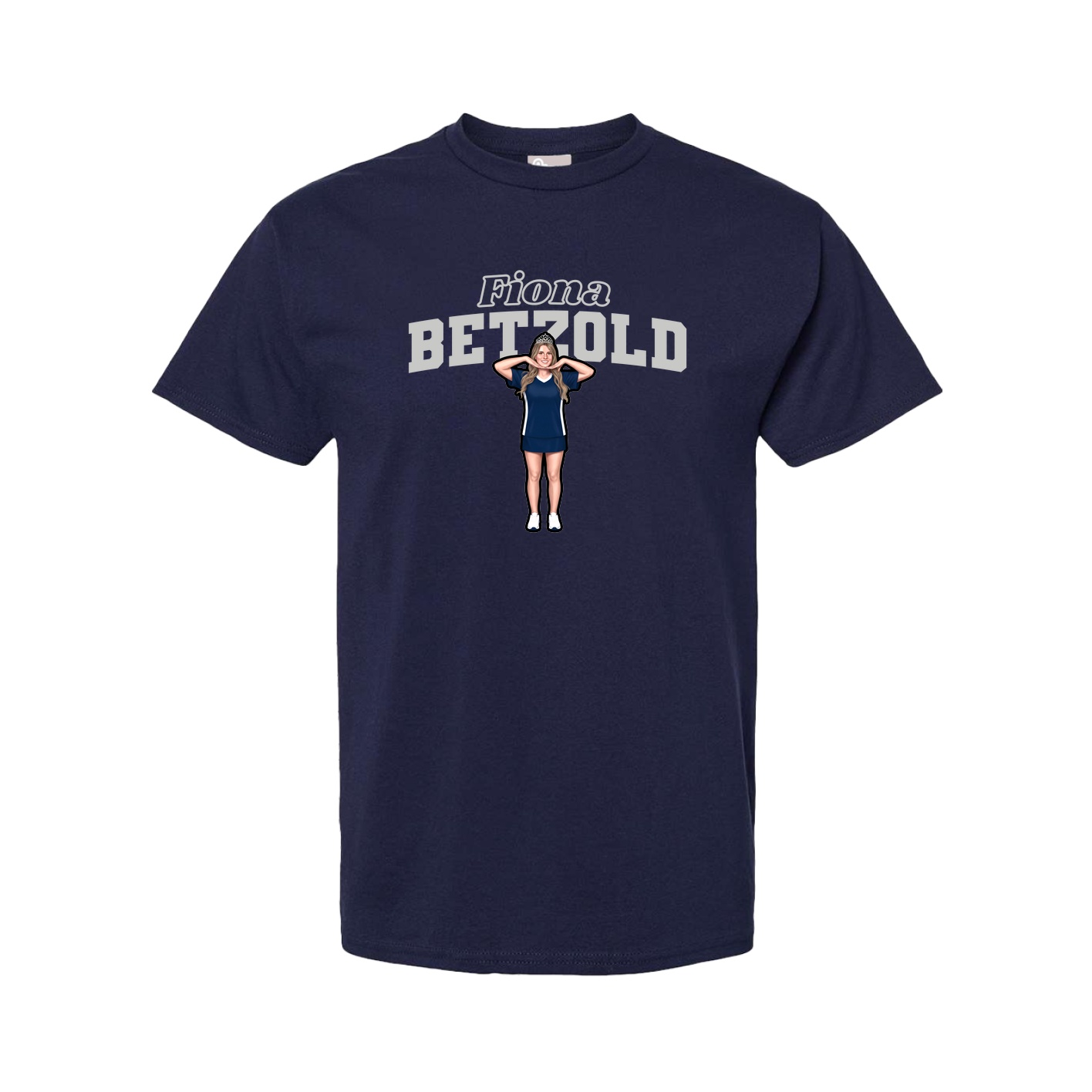 Tee — Name Arch in Navy