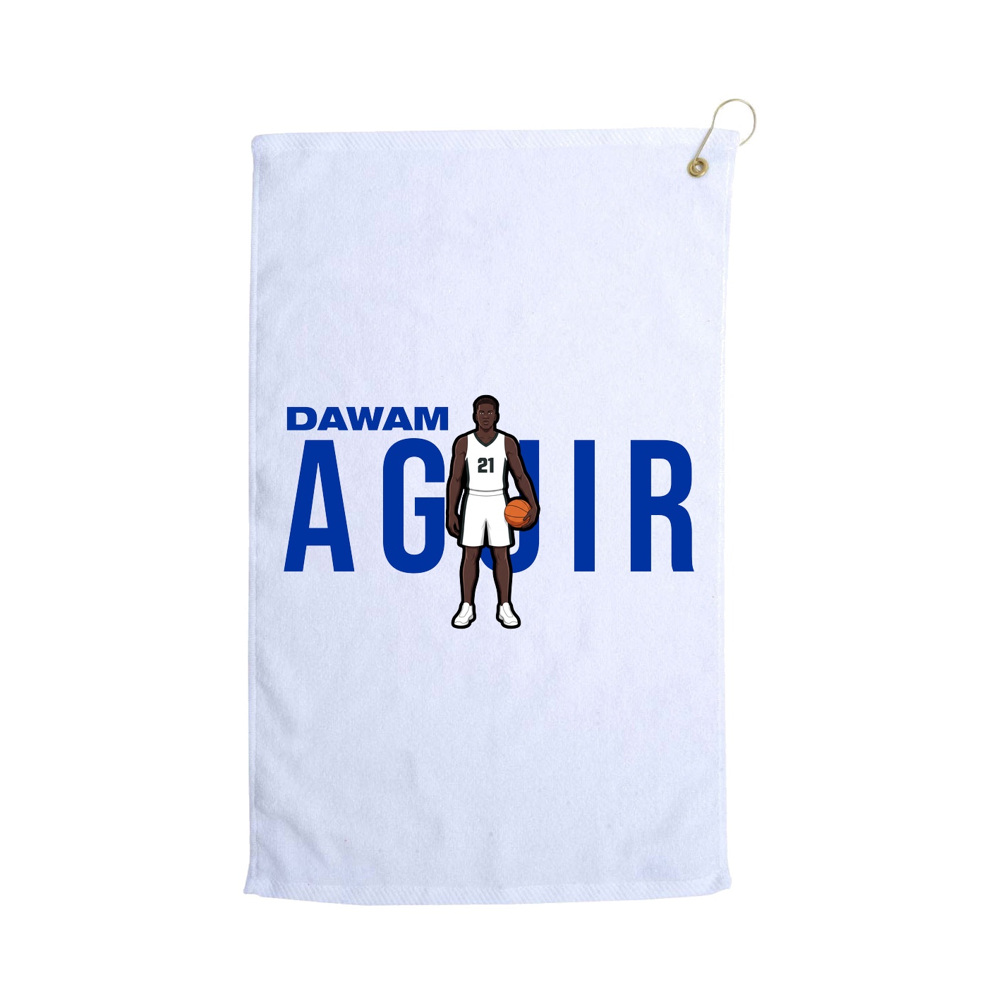 Golf Towel — Player Name in White
