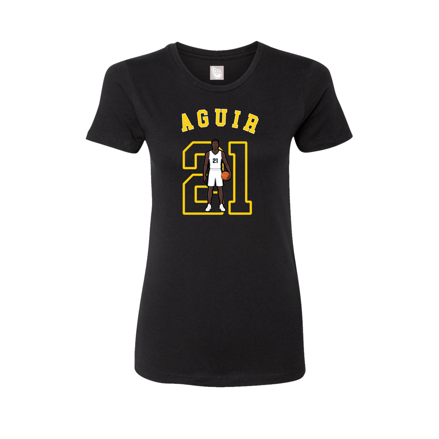 Fitted Women's Tee — Shirsey Arch in Black
