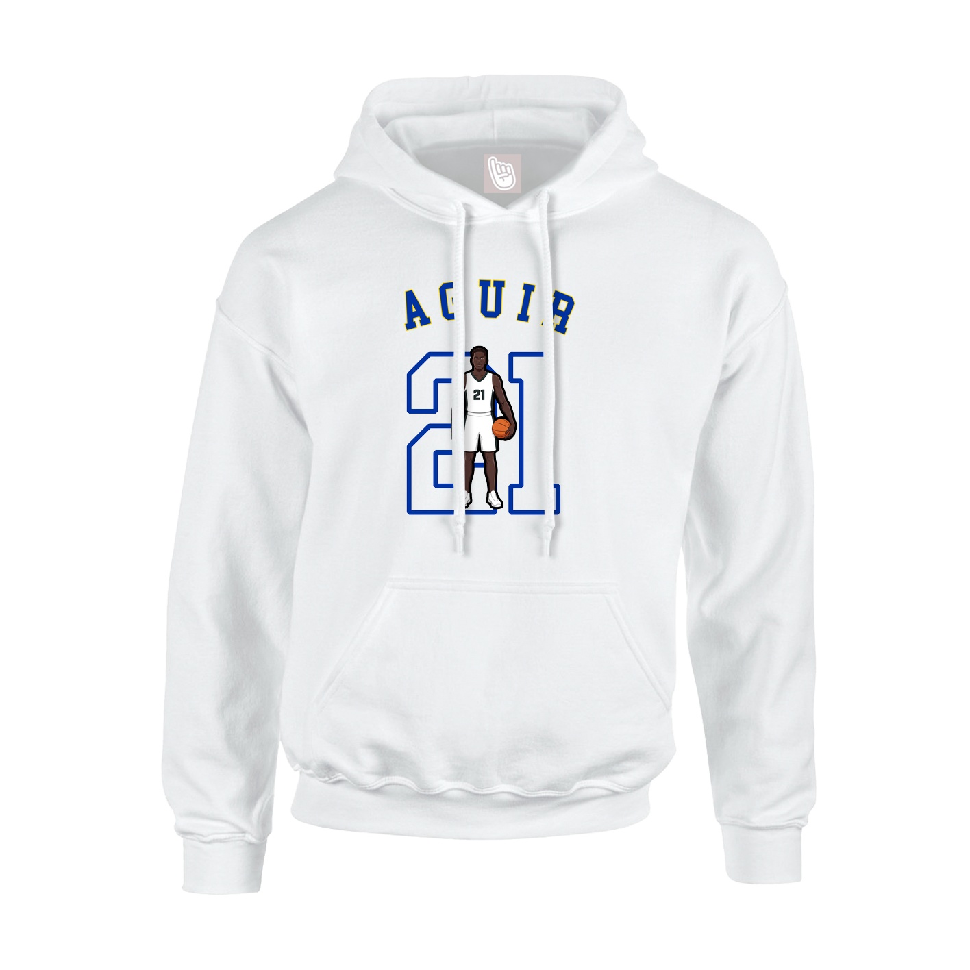 Youth Hoodie — Shirsey Arch in White