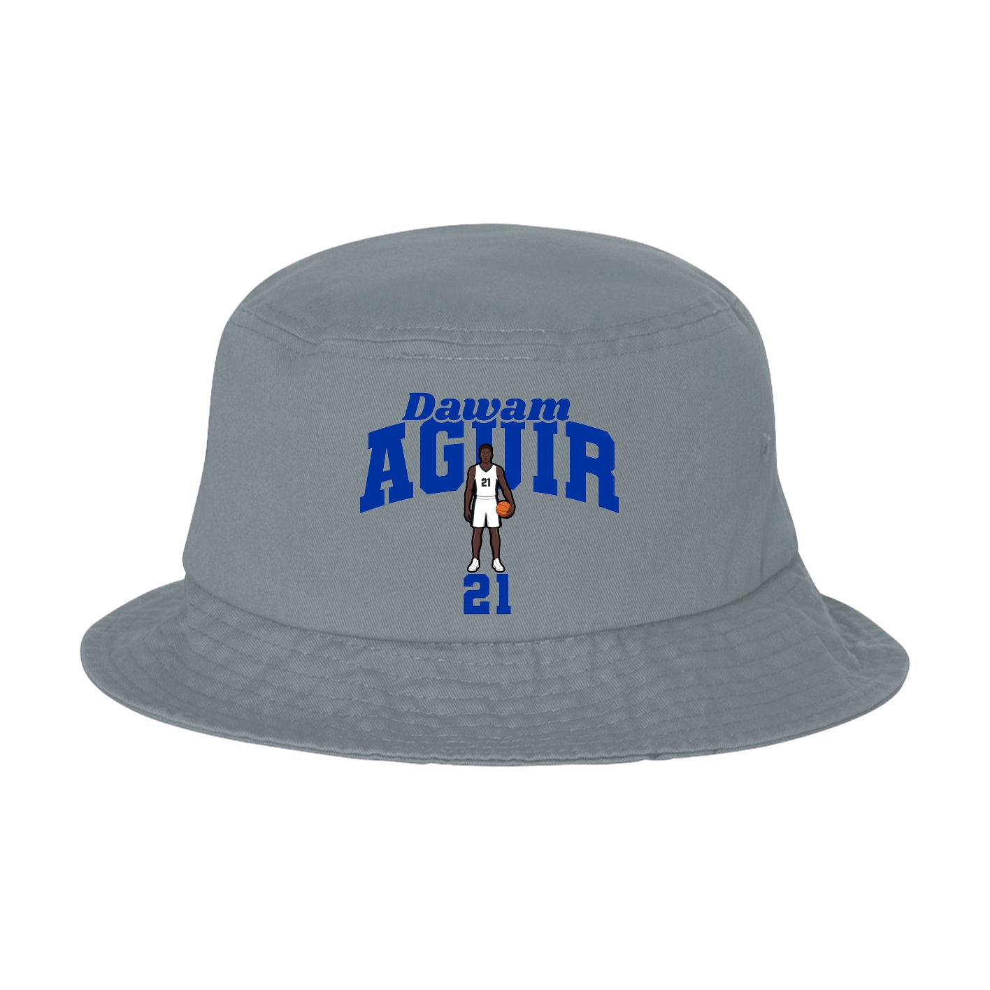 Bucket Cap — Signature Arch in Grey