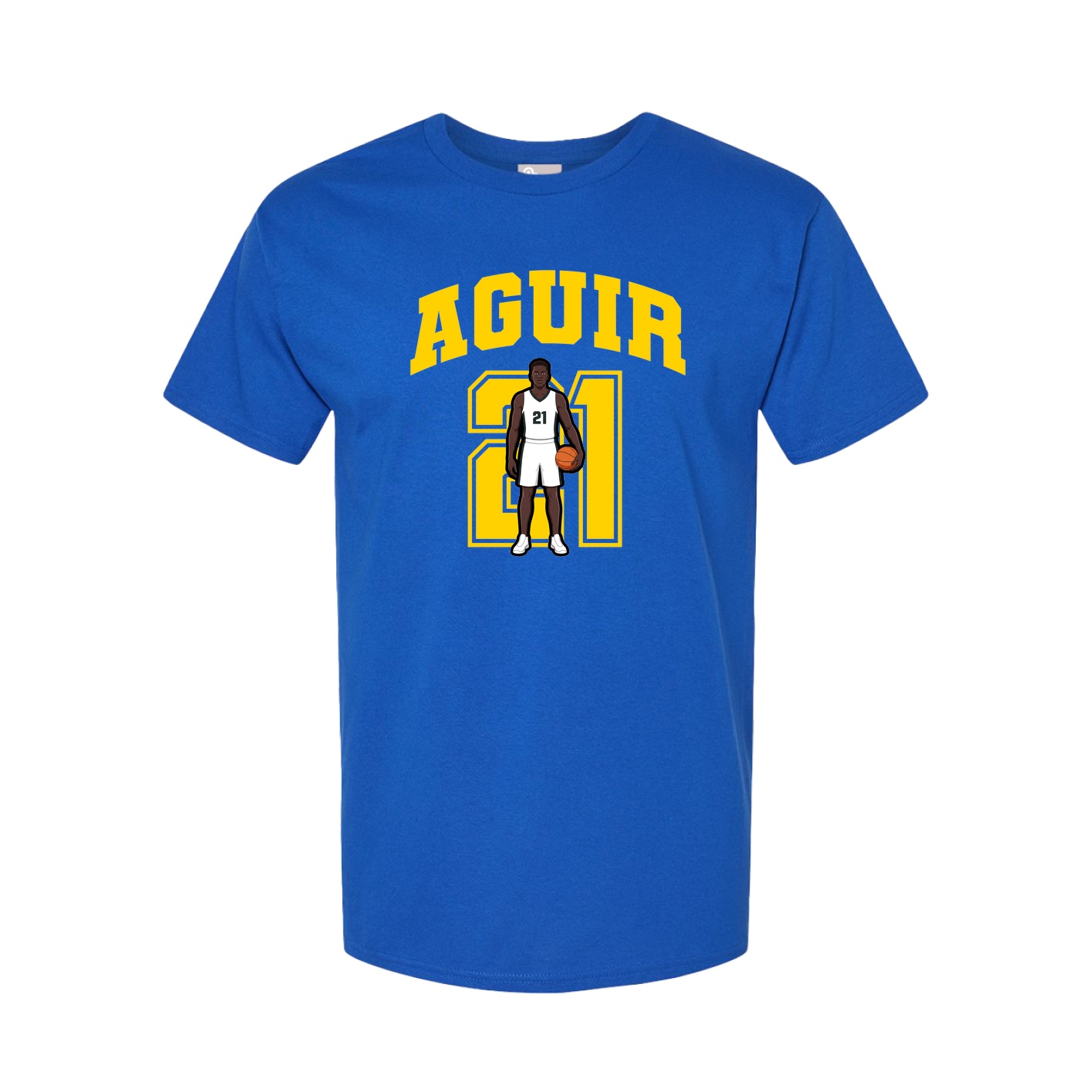 Youth Tee — Number in Royal
