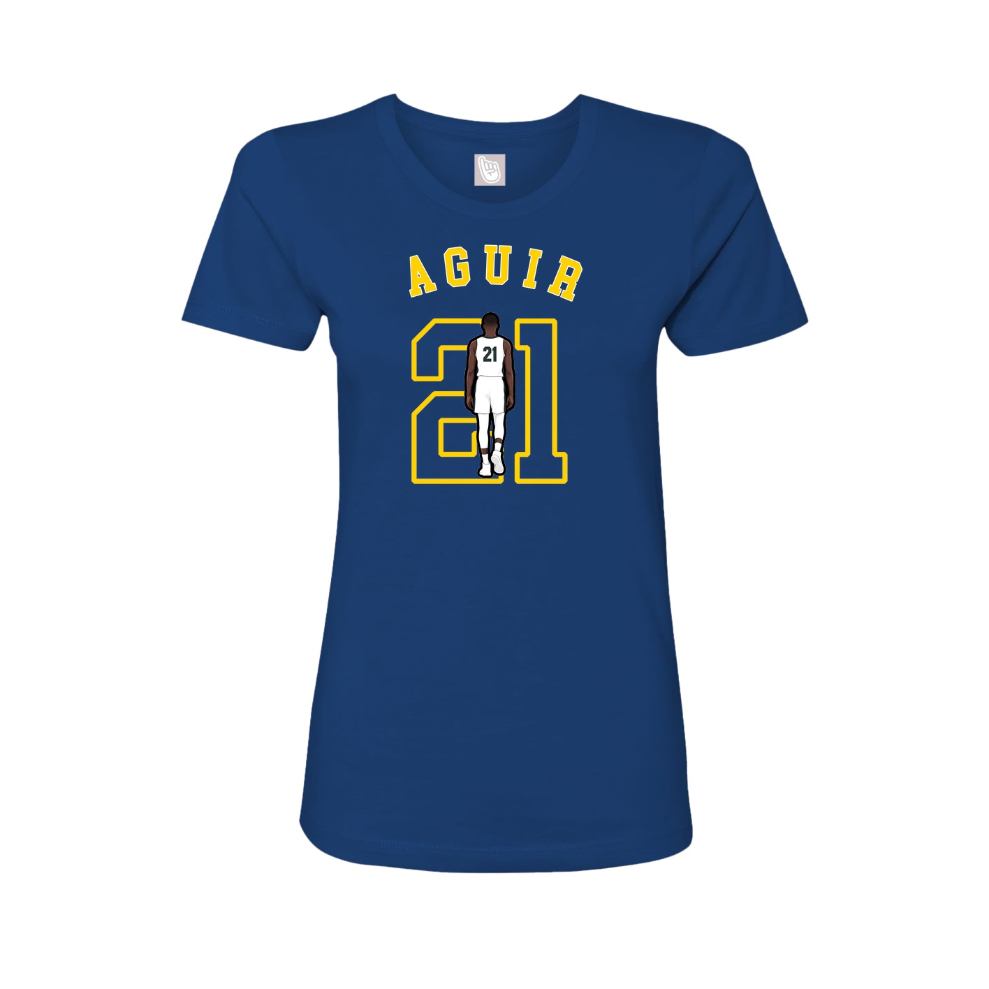 Fitted Women's Tee — Shirsey Arch in Royal