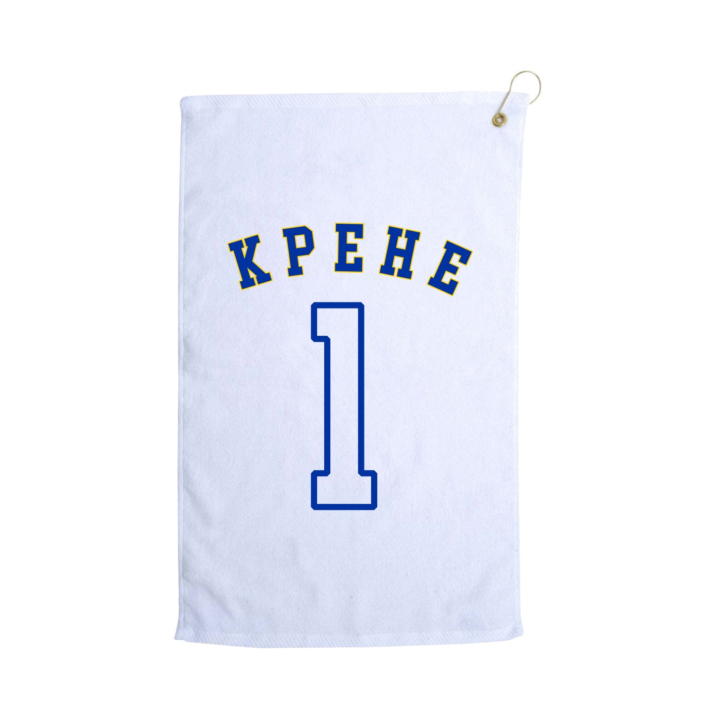 Golf Towel — Shirsey Arch in White