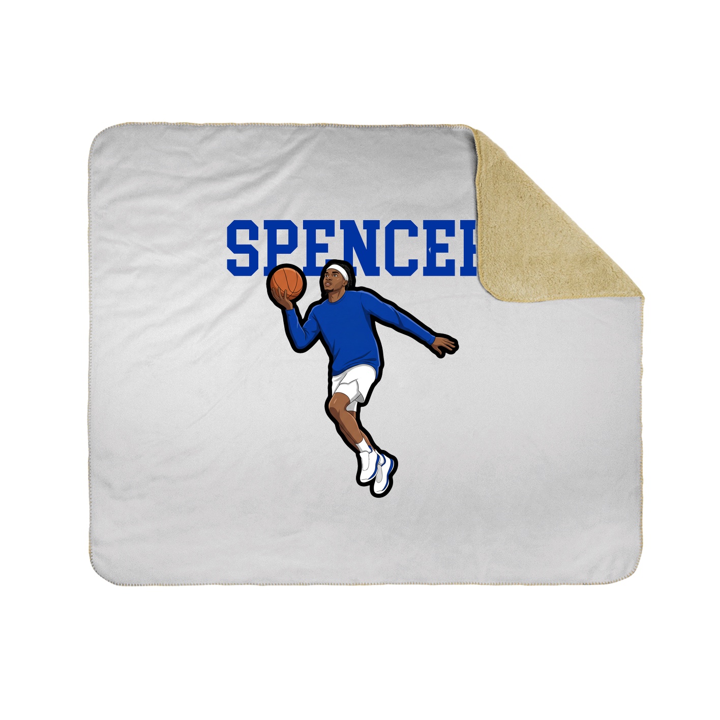 Throw Blanket — Shirsey in White