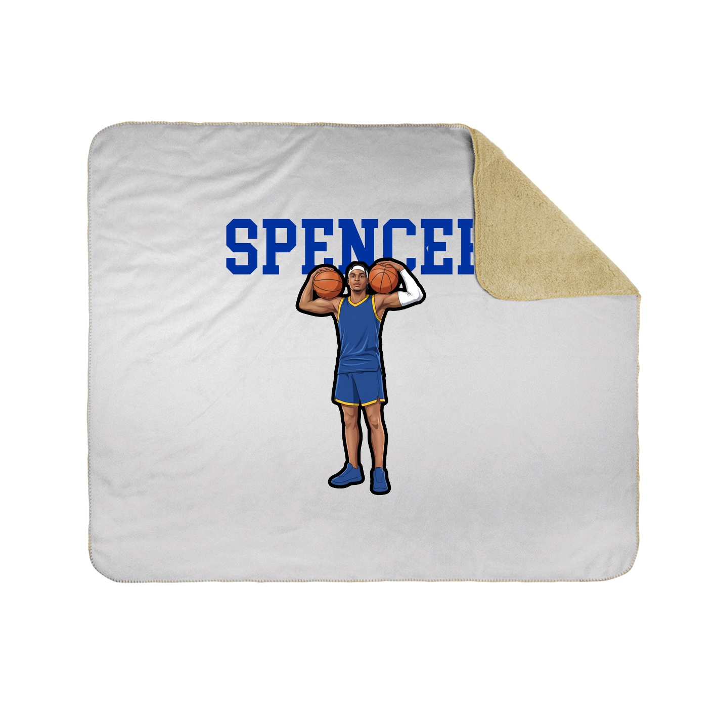 Throw Blanket — Shirsey in White
