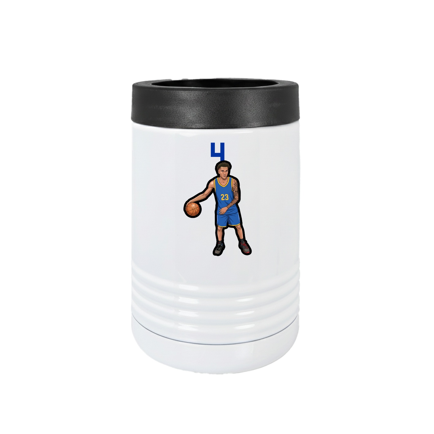 Beverage Holder — Number Top in White