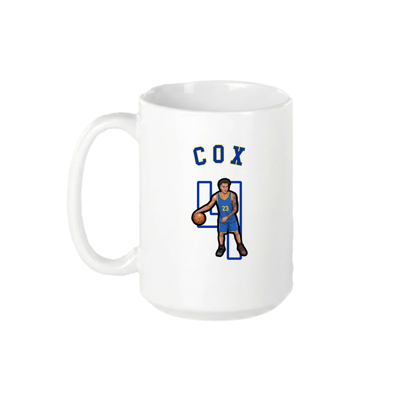 15oz Coffee Mug — Shirsey Arch in White